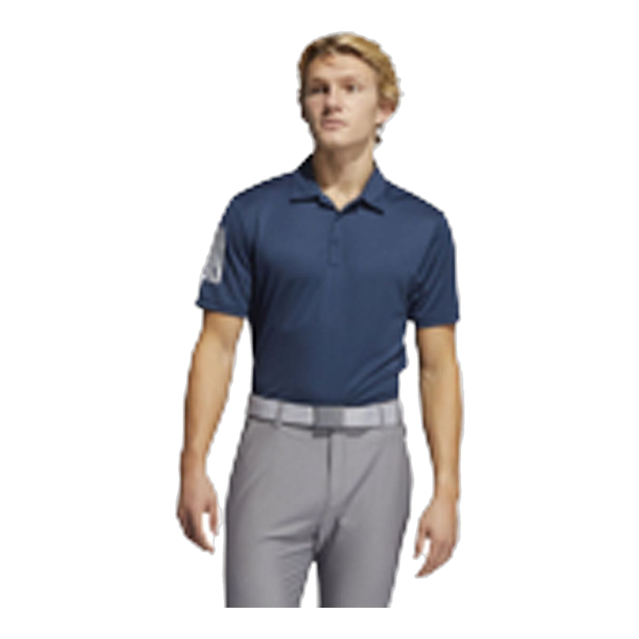 Polo Adidas 3-Stripes Basic SS blu navy/bianco uomo