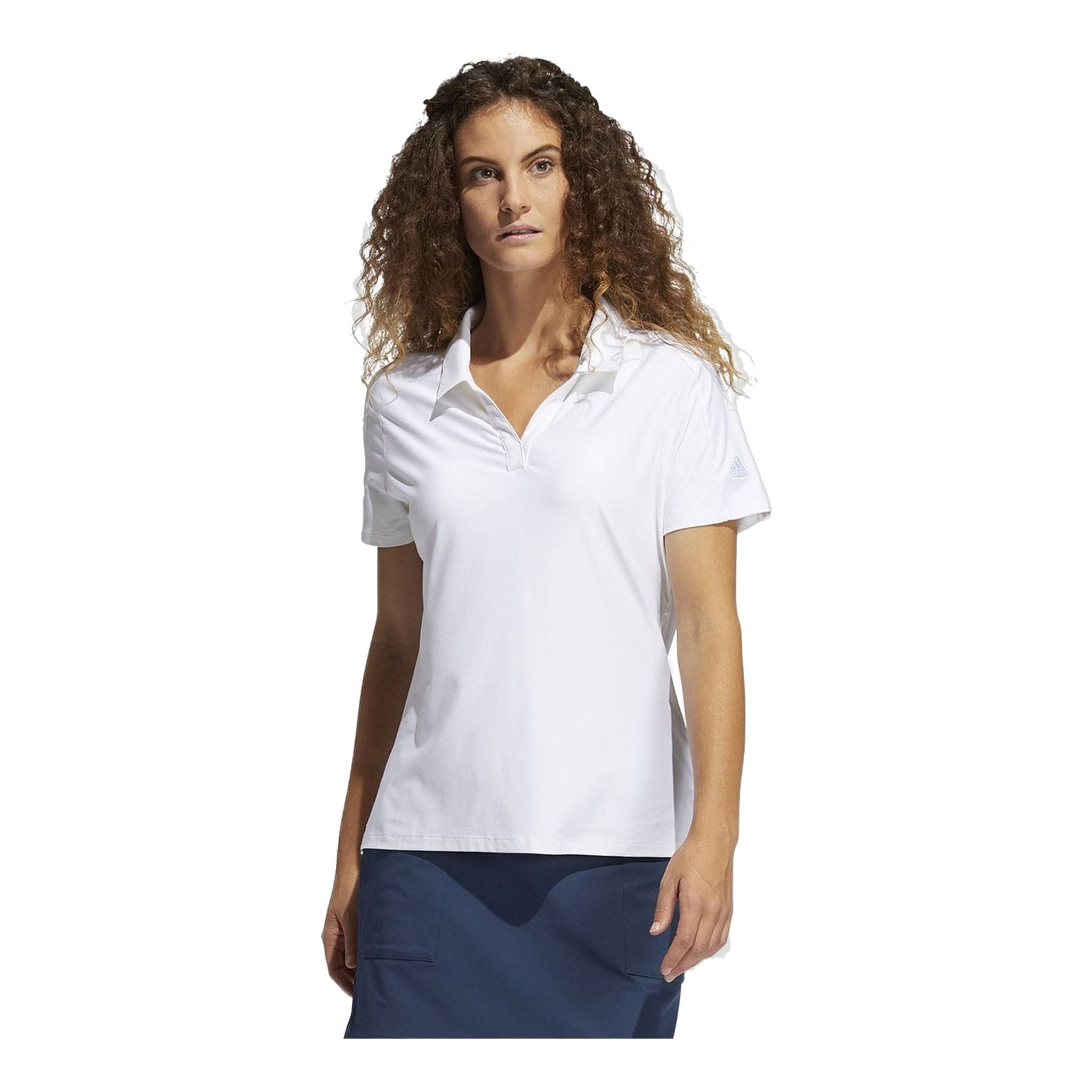 Adidas W Go-To SS Polo Bianco Donna