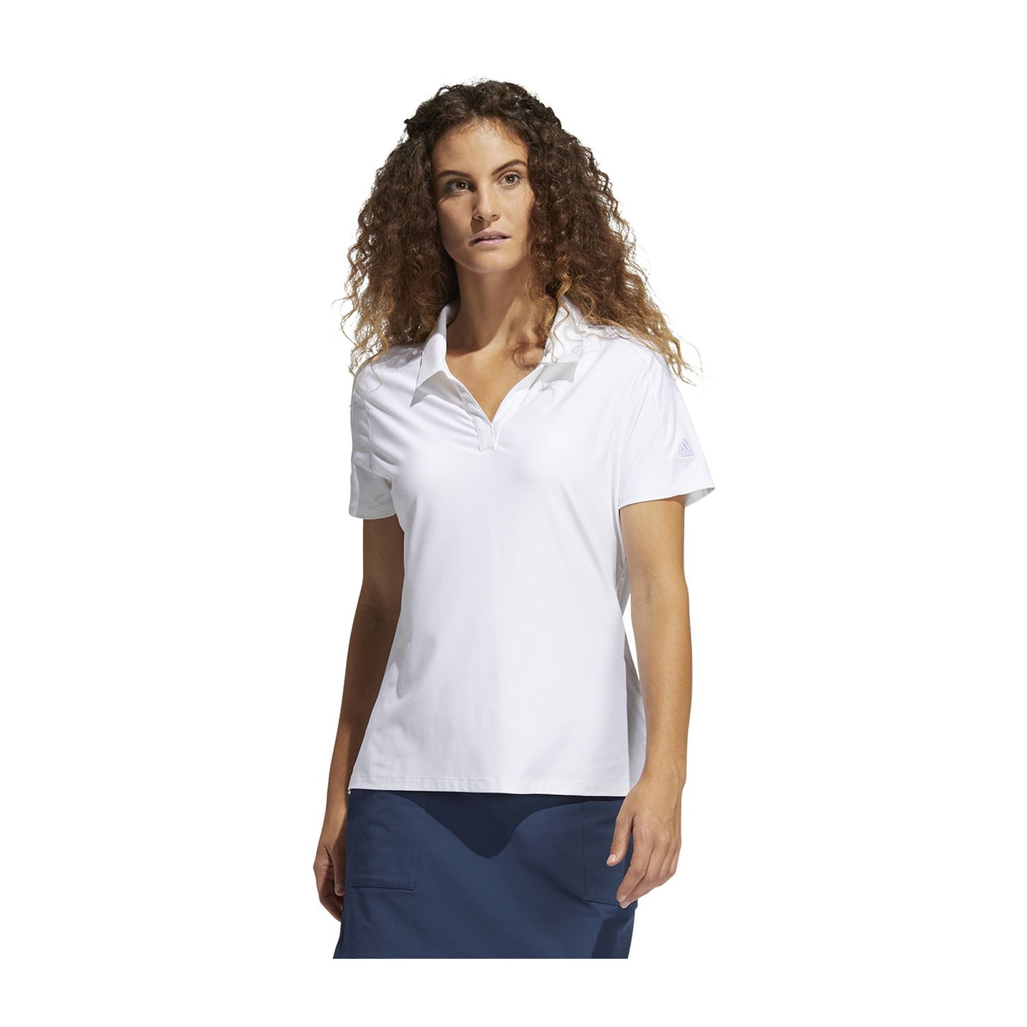 Adidas W Go-To SS Polo Bianco Donna