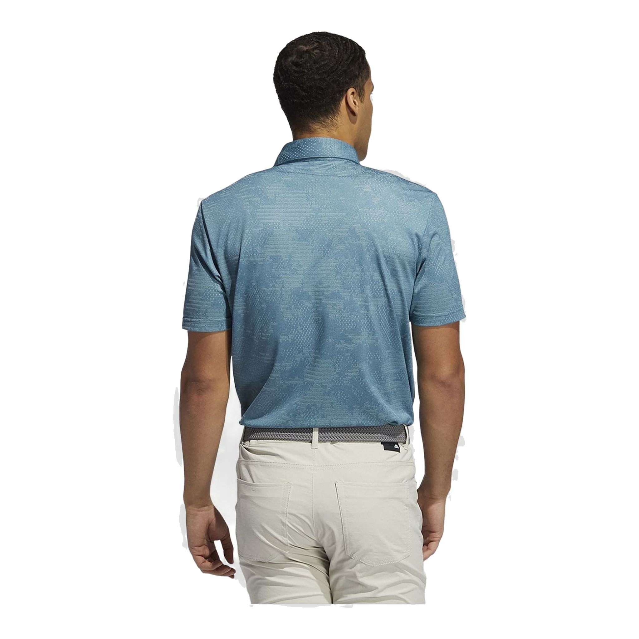 Adidas Camo SS Polo Teal/Menta Uomo