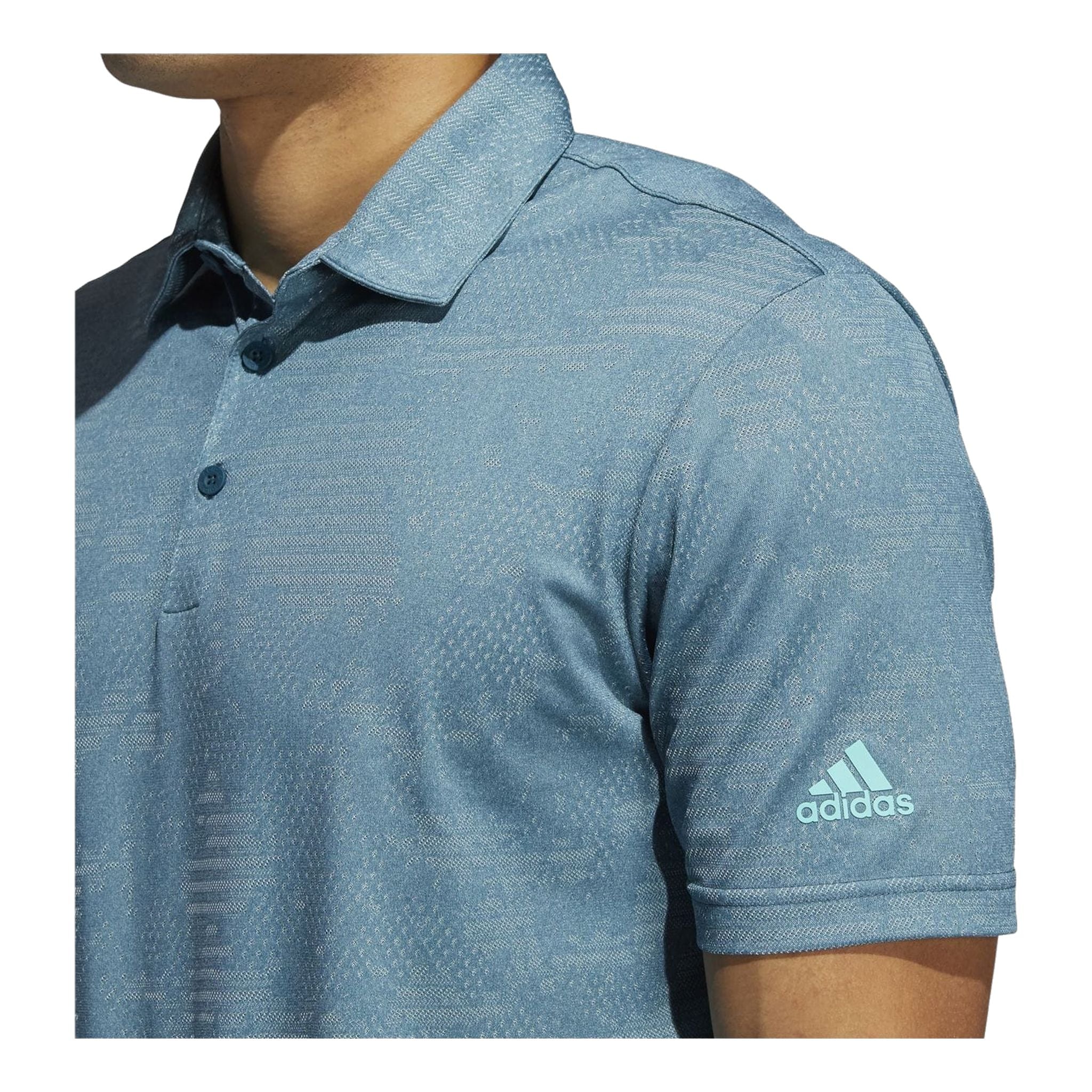 Adidas Camo SS Polo Teal/Menta Uomo