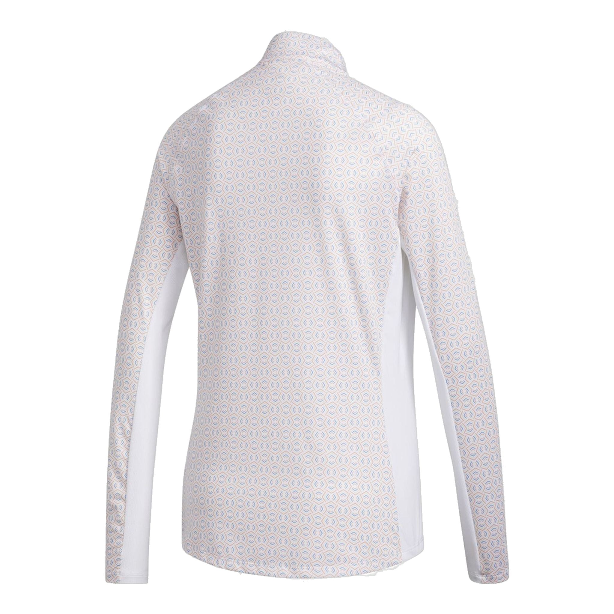 Adidas W Polo Aeroready UPF50 Manica Lunga Bianco/Arancione Donna