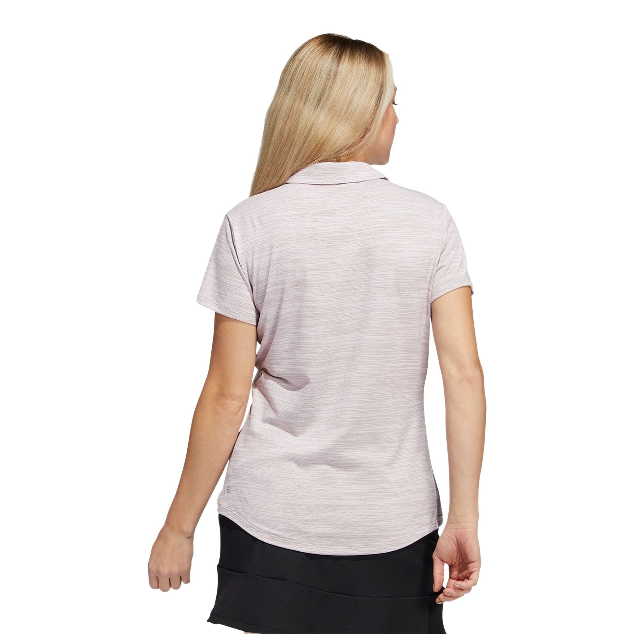 Adidas W Polo Spacedye Quasi Rosa/Legacy Borgogna Donna