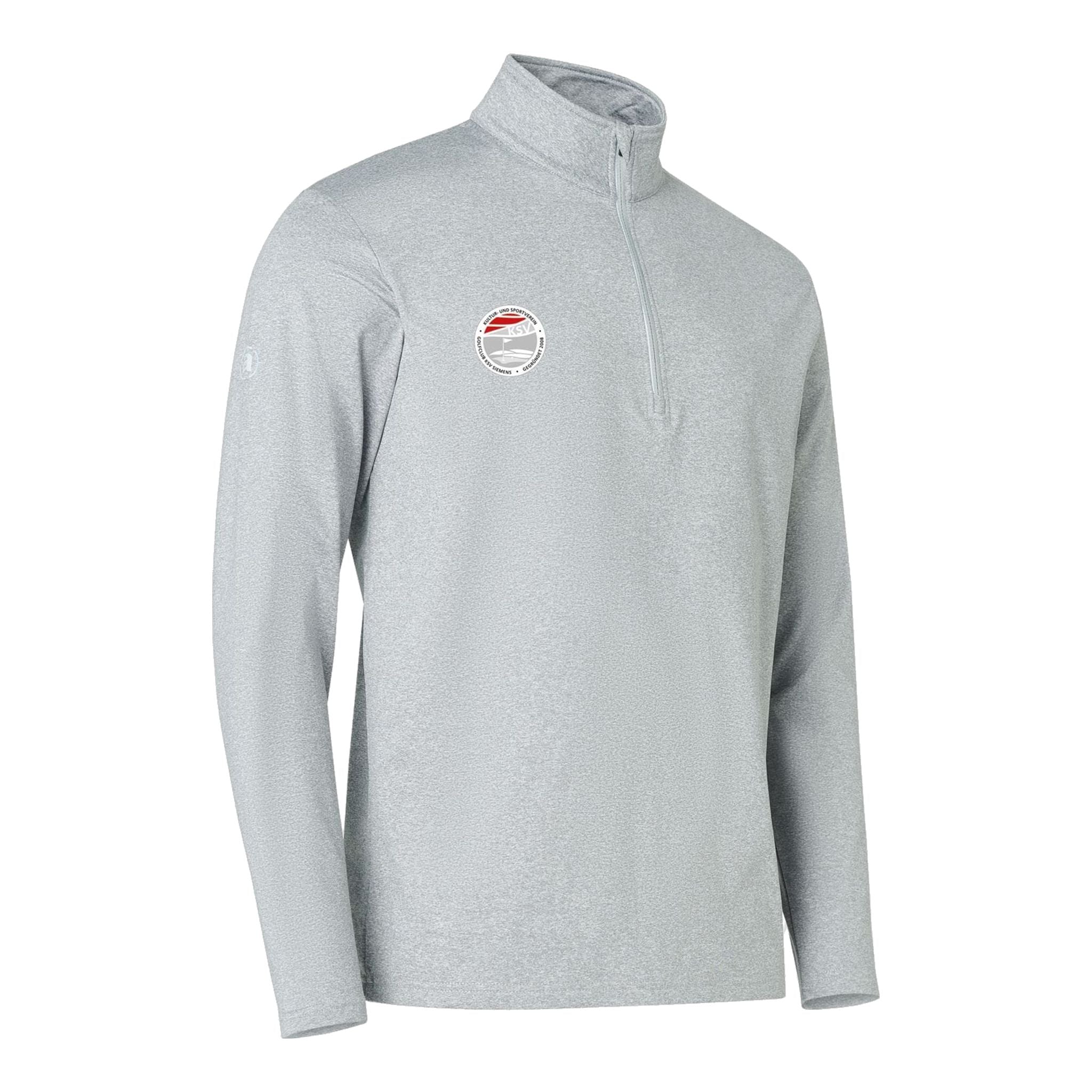 Giacca in pile Abacus Dunbar con 1/2 zip da uomo