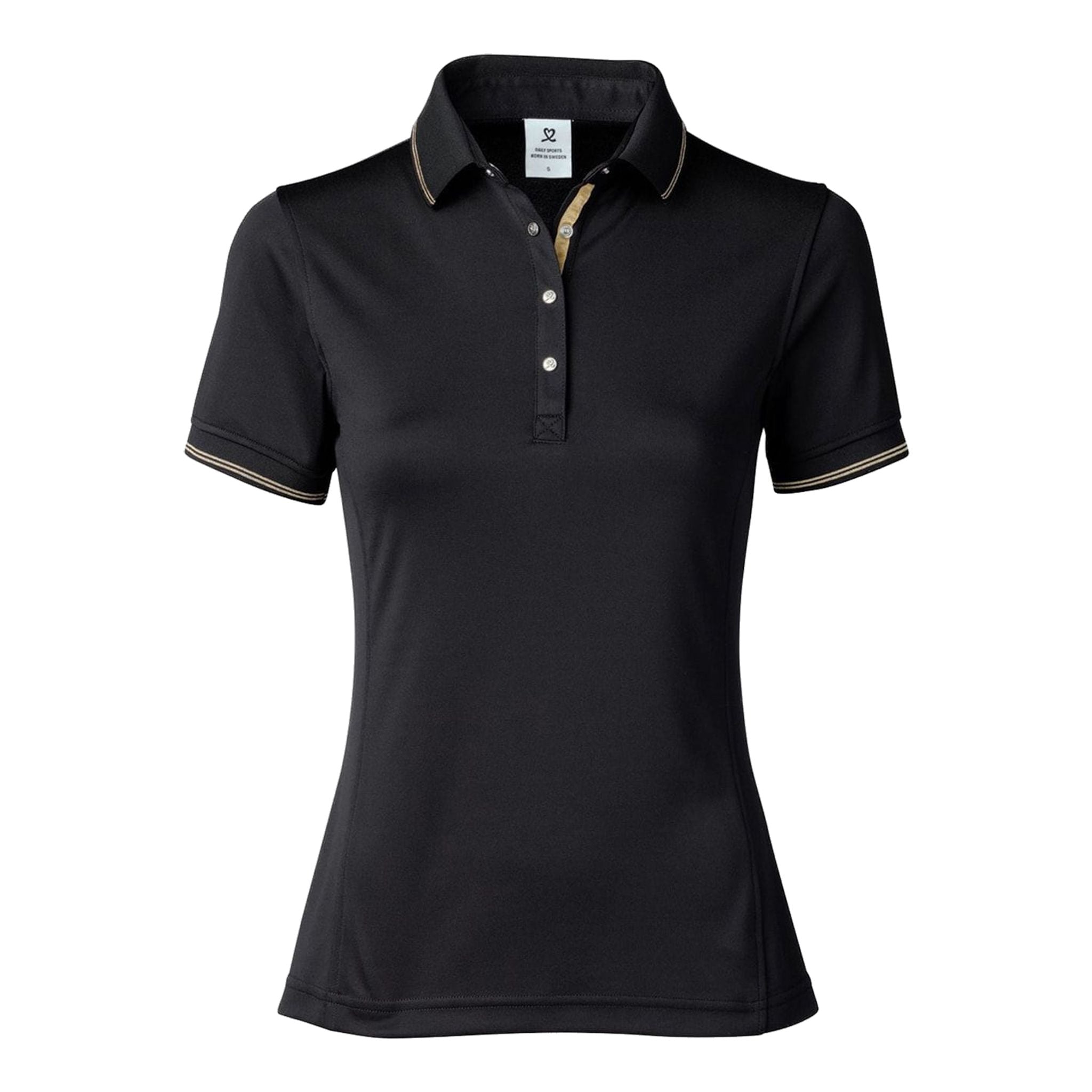 Polo da donna Nyx Daily Sports nera da donna