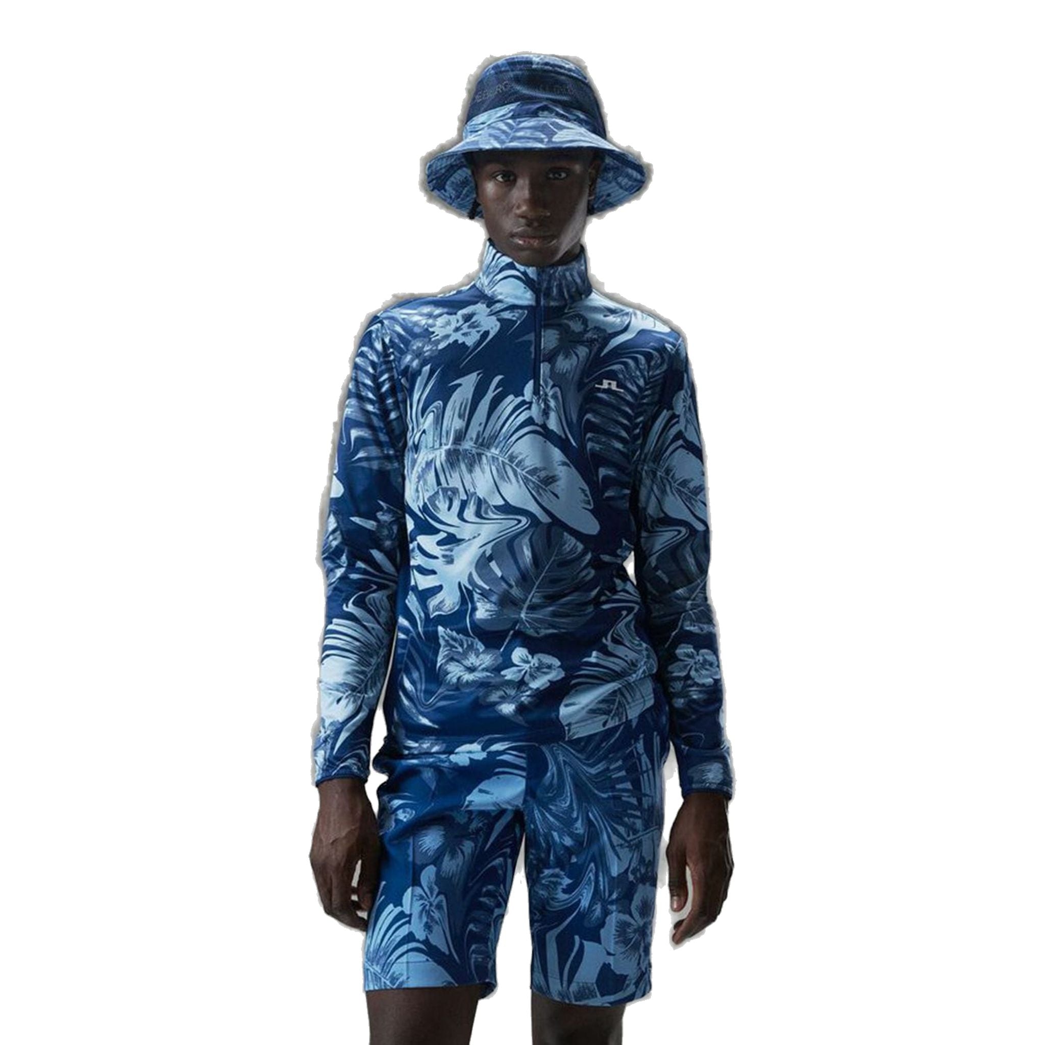 J. Lindeberg Emanuel Stampa strato intermedio da uomo