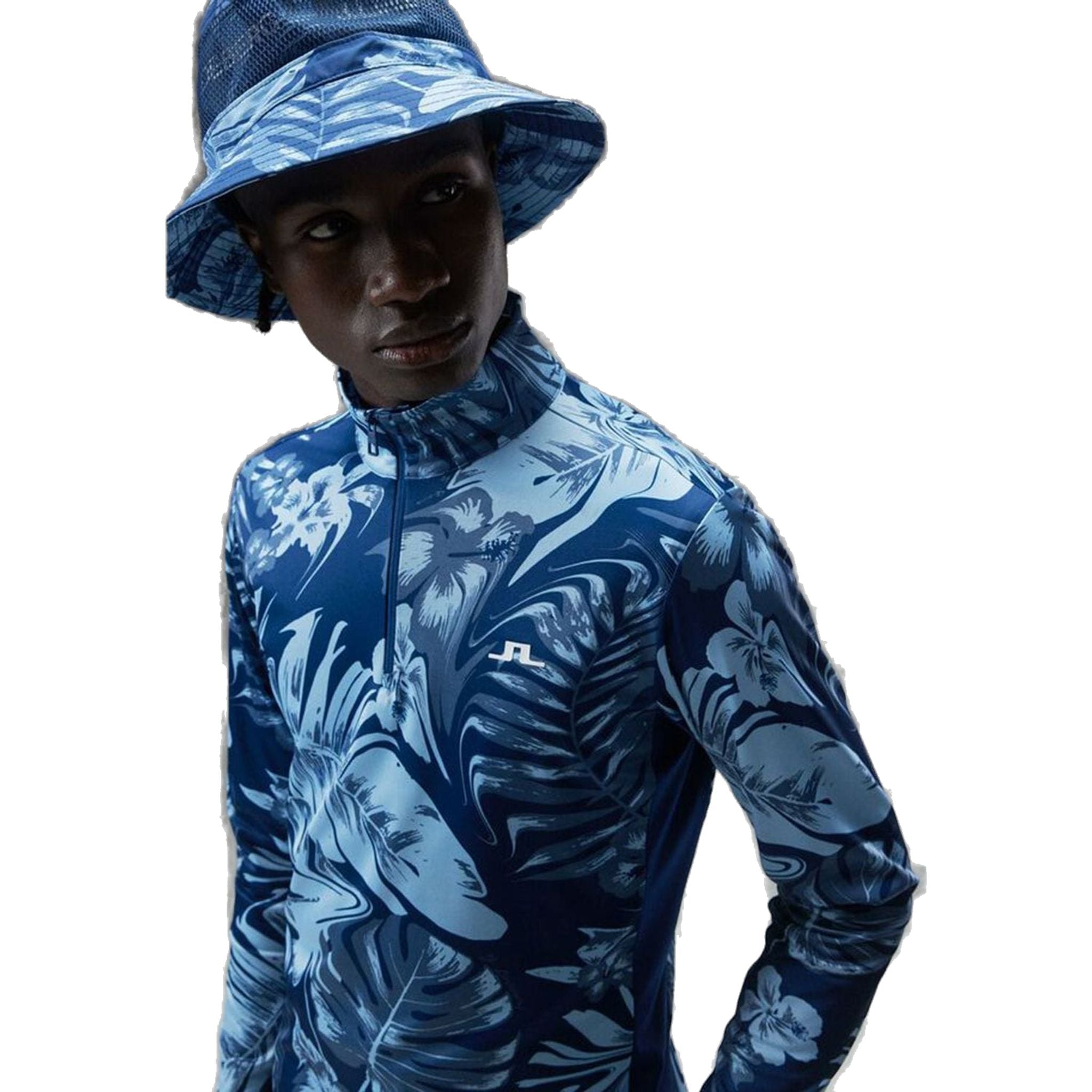 J. Lindeberg Emanuel Stampa strato intermedio da uomo