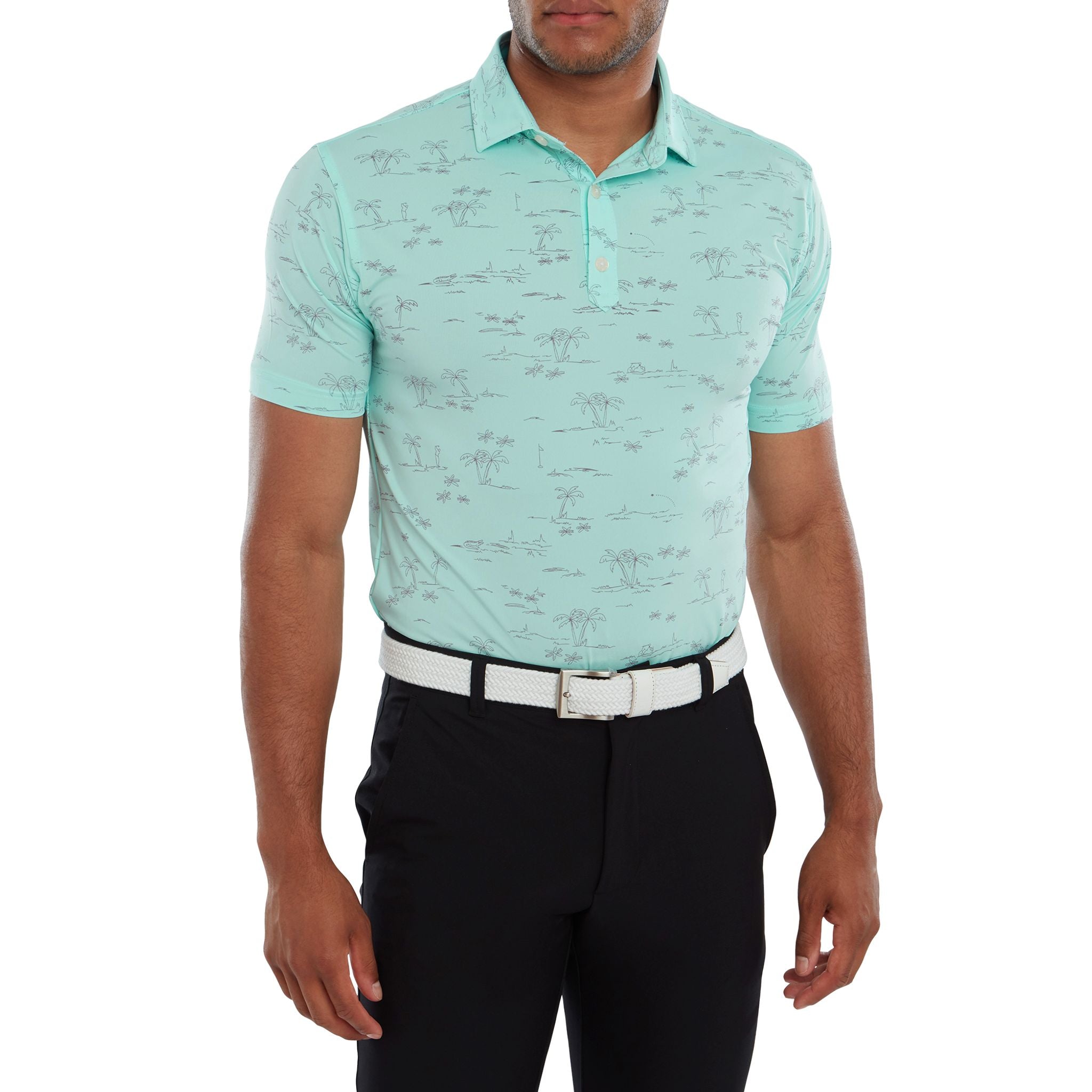 Polo da uomo Footjoy Tropic