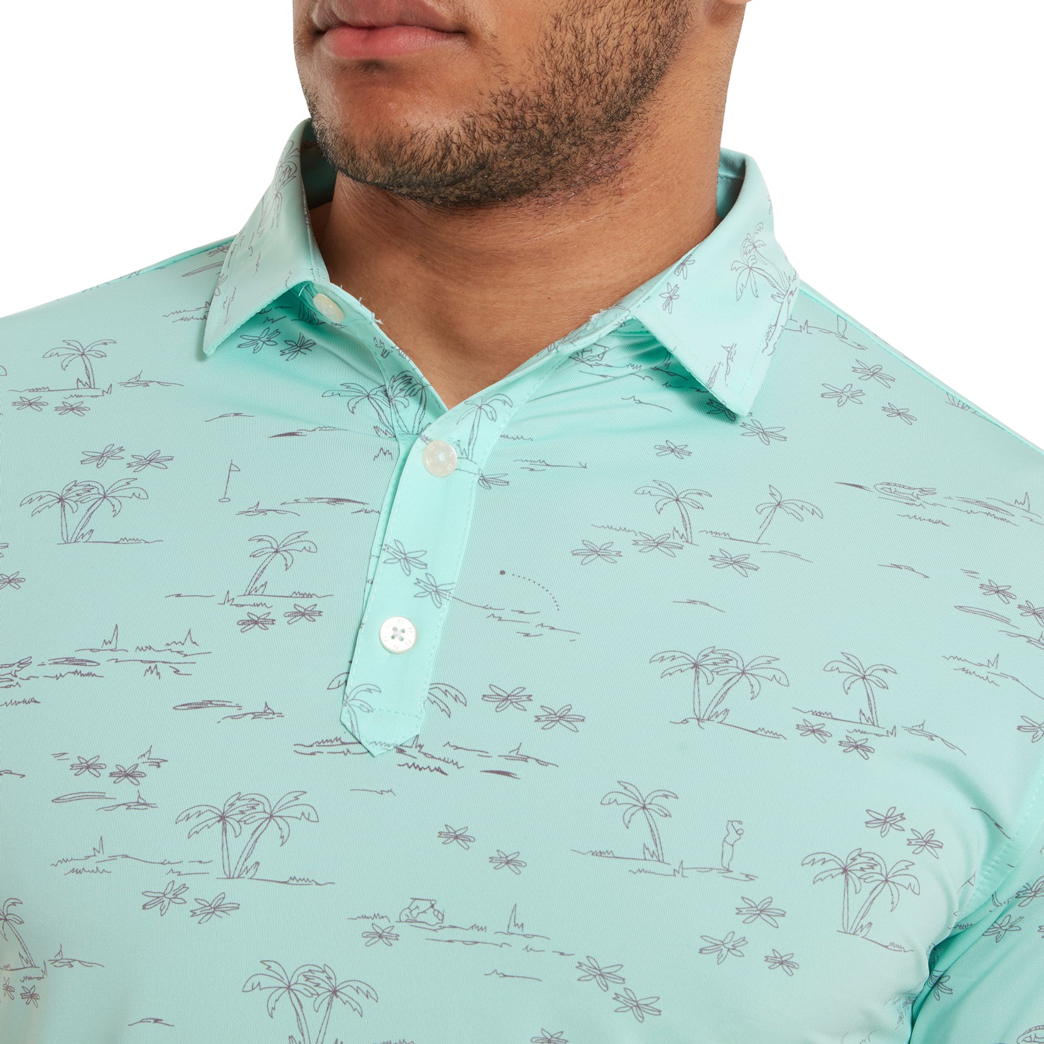 Polo da uomo Footjoy Tropic