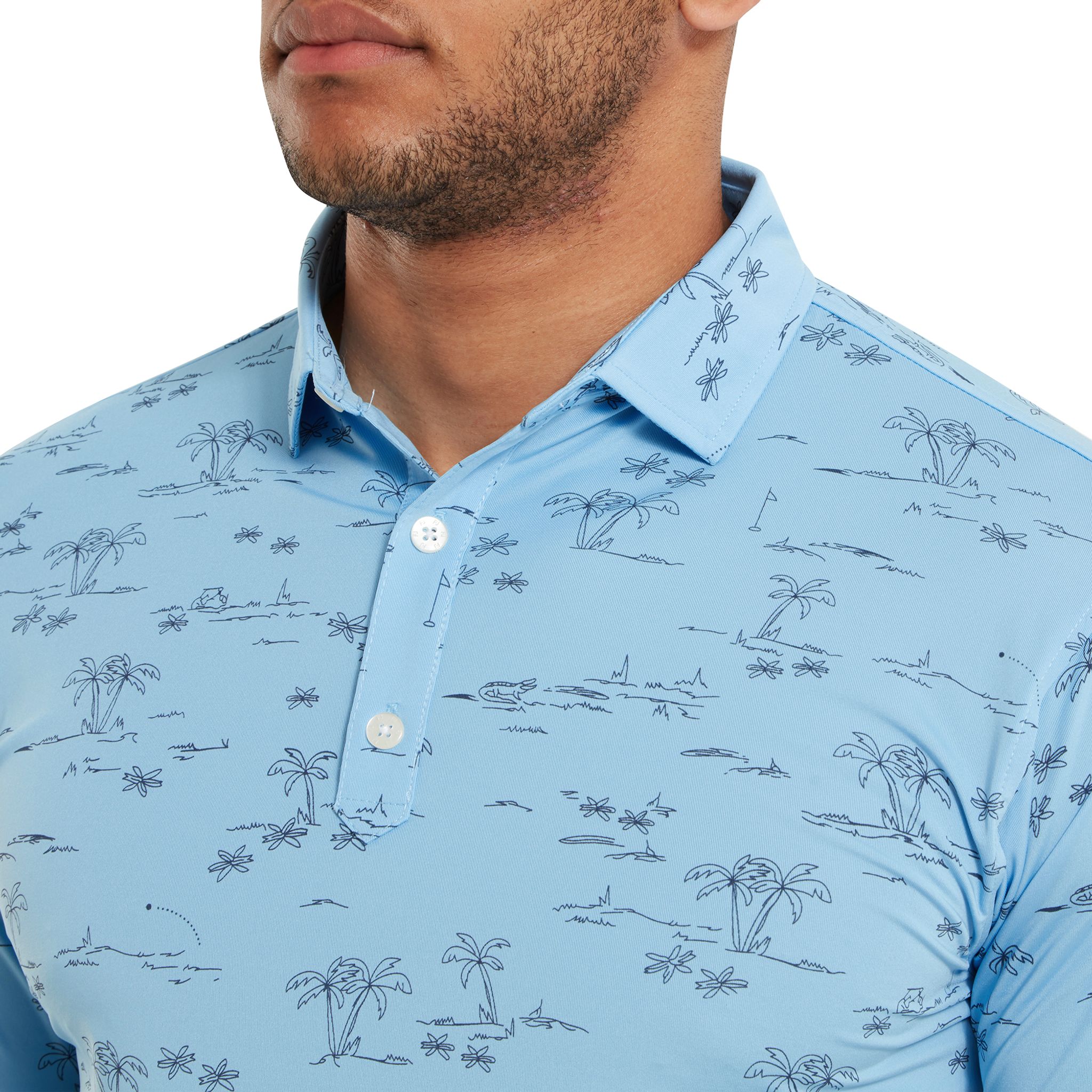 Polo da uomo Footjoy Tropic