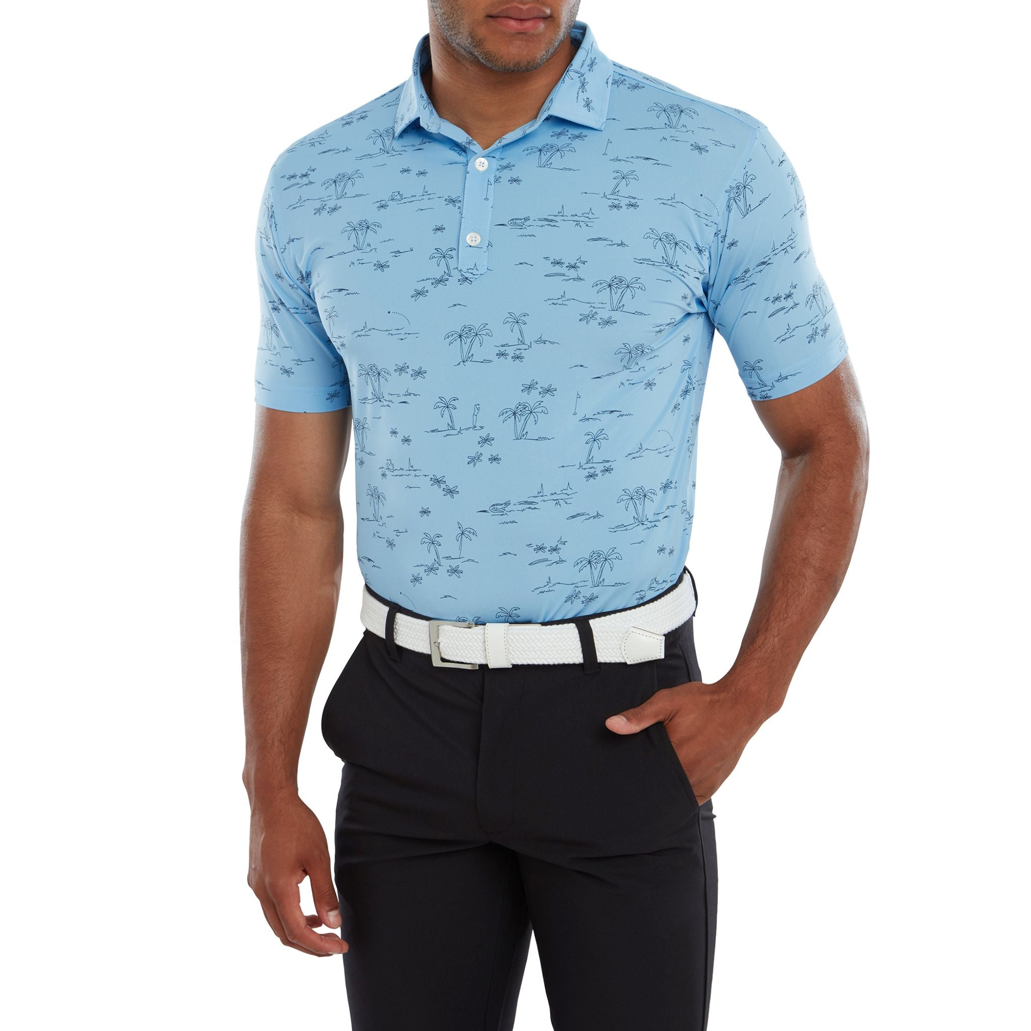 Polo da uomo Footjoy Tropic