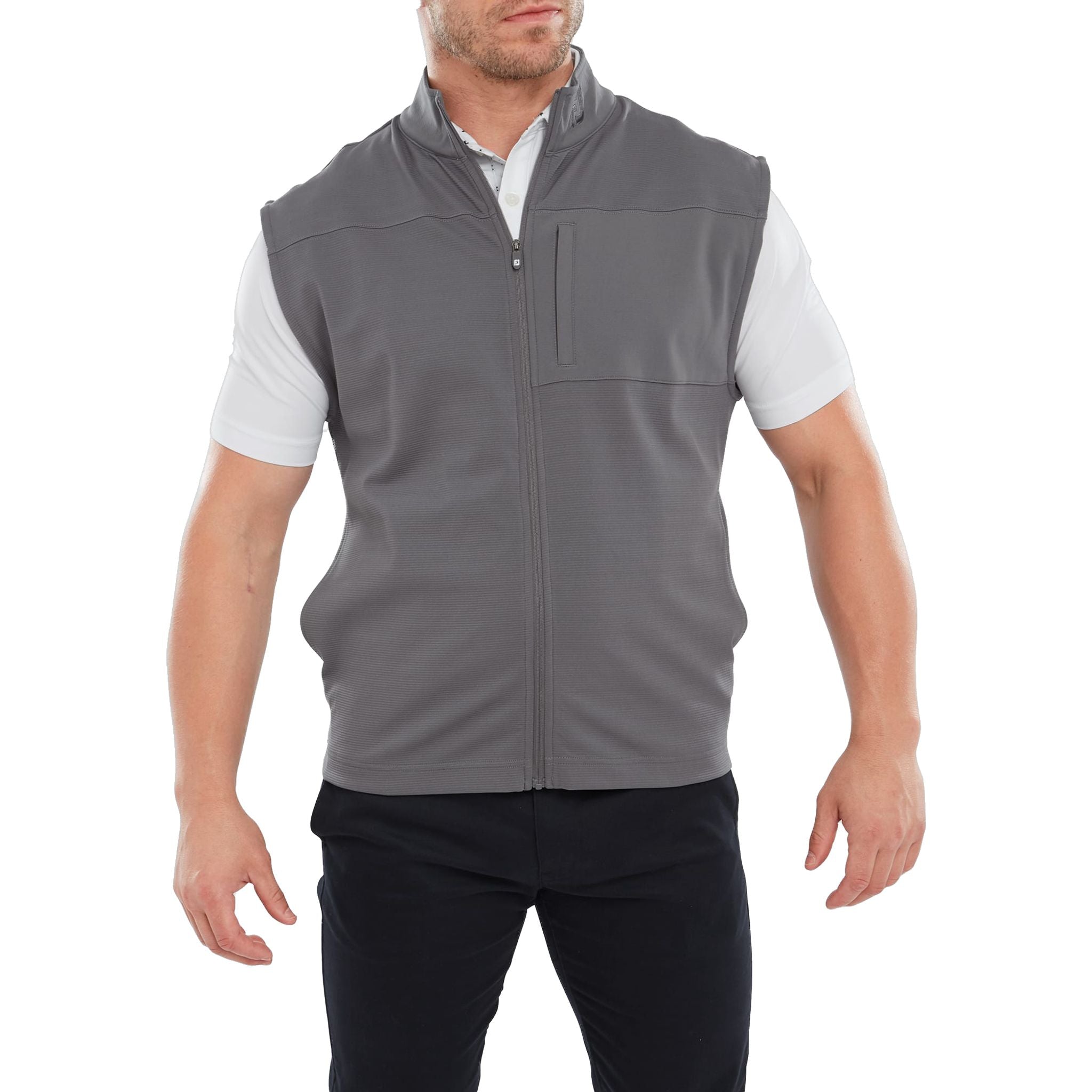 Gilet in maglia ottomana Footjoy da uomo
