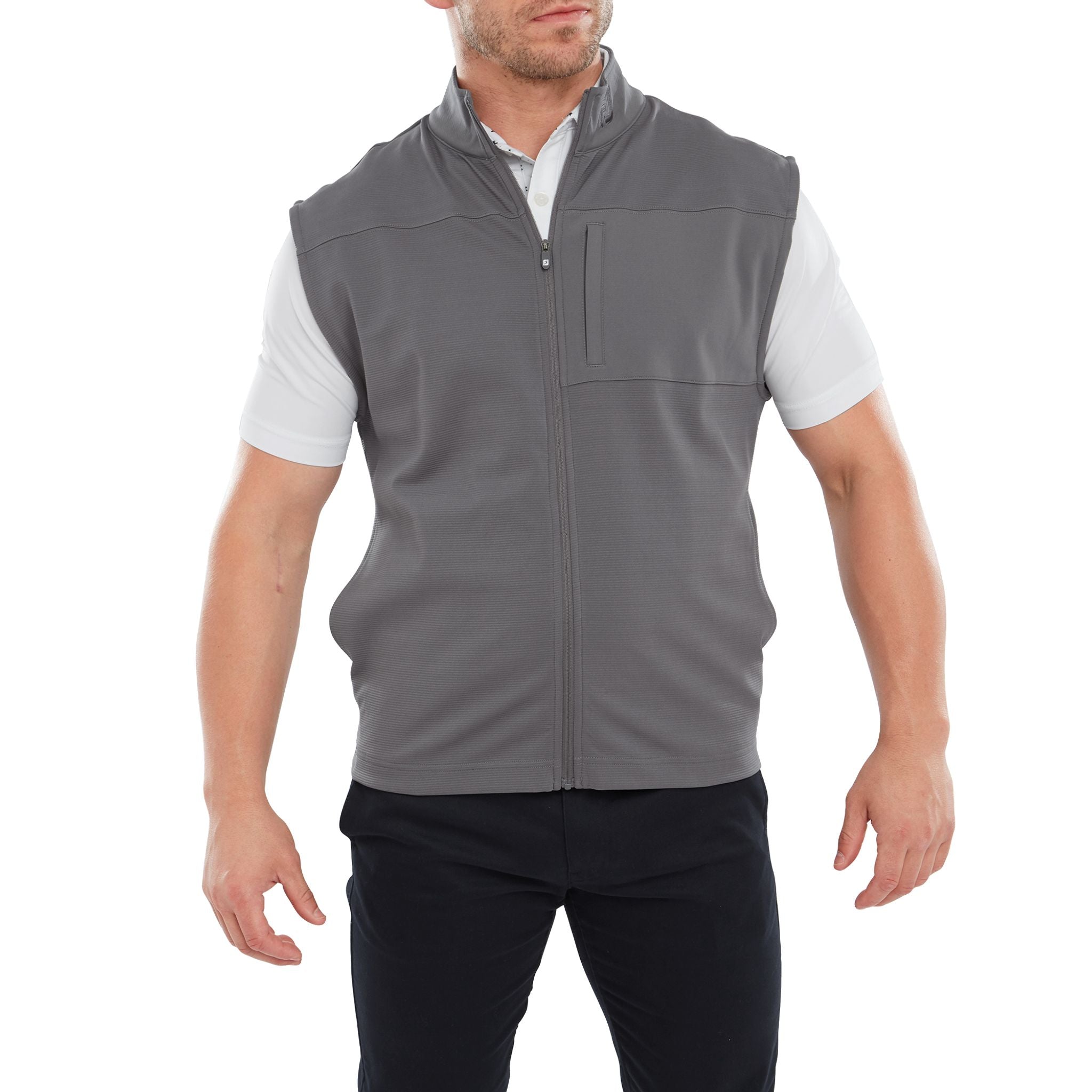 Gilet in maglia ottomana Footjoy da uomo
