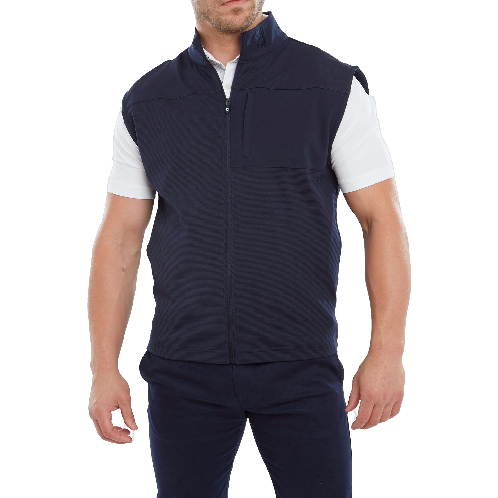 Gilet in maglia ottomana Footjoy da uomo