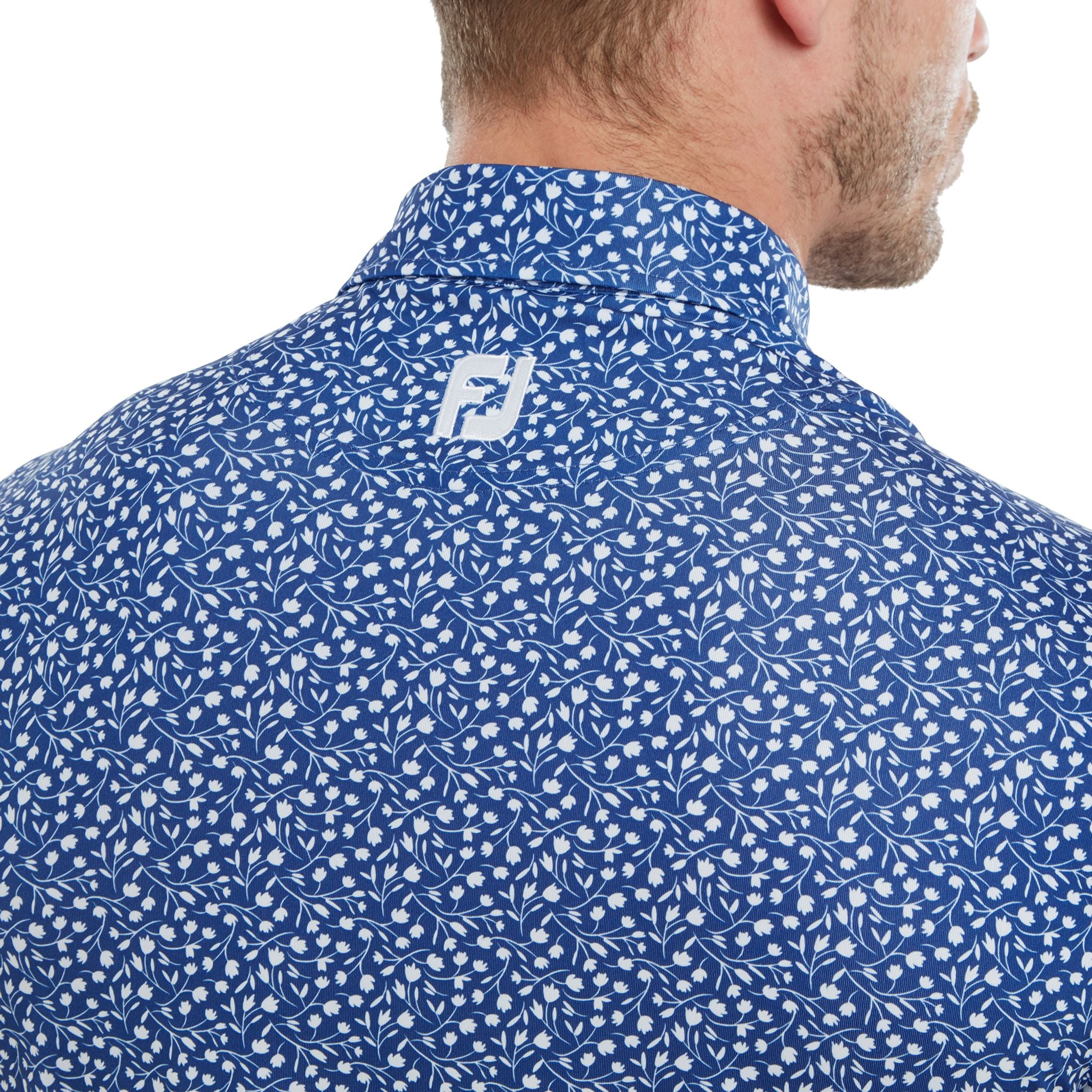 Polo da uomo Footjoy Tossed Tulips