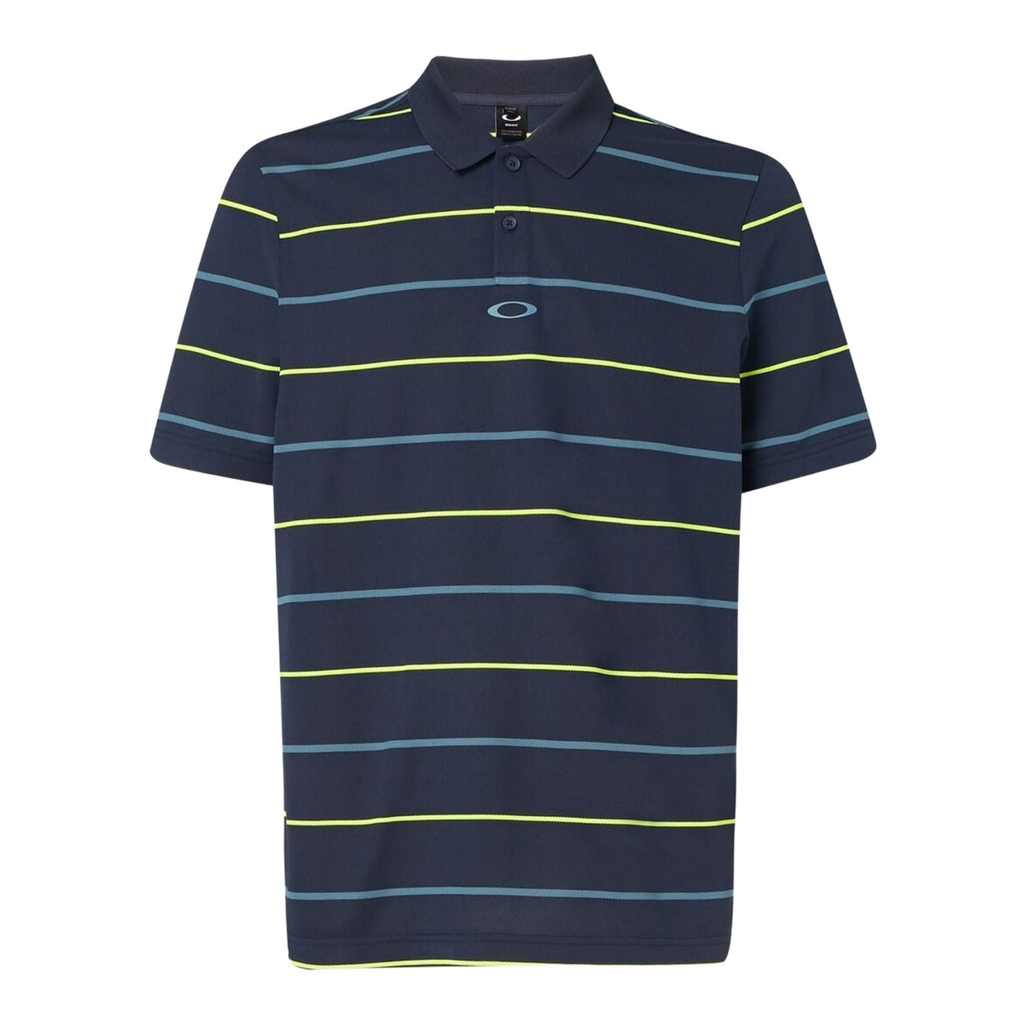Polo Oakley da uomo a righe in piquet