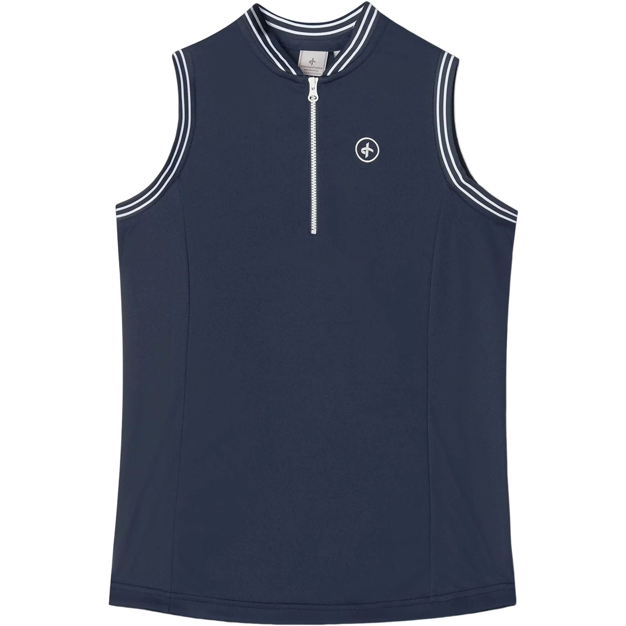 Cross Sportswear Nostalgia Poloshirt ärmellos Damen