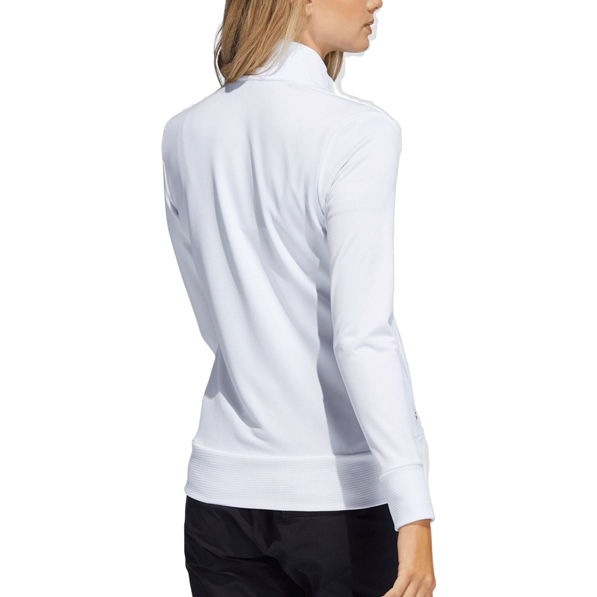 Giacca Adidas testurizzata con zip intera da donna