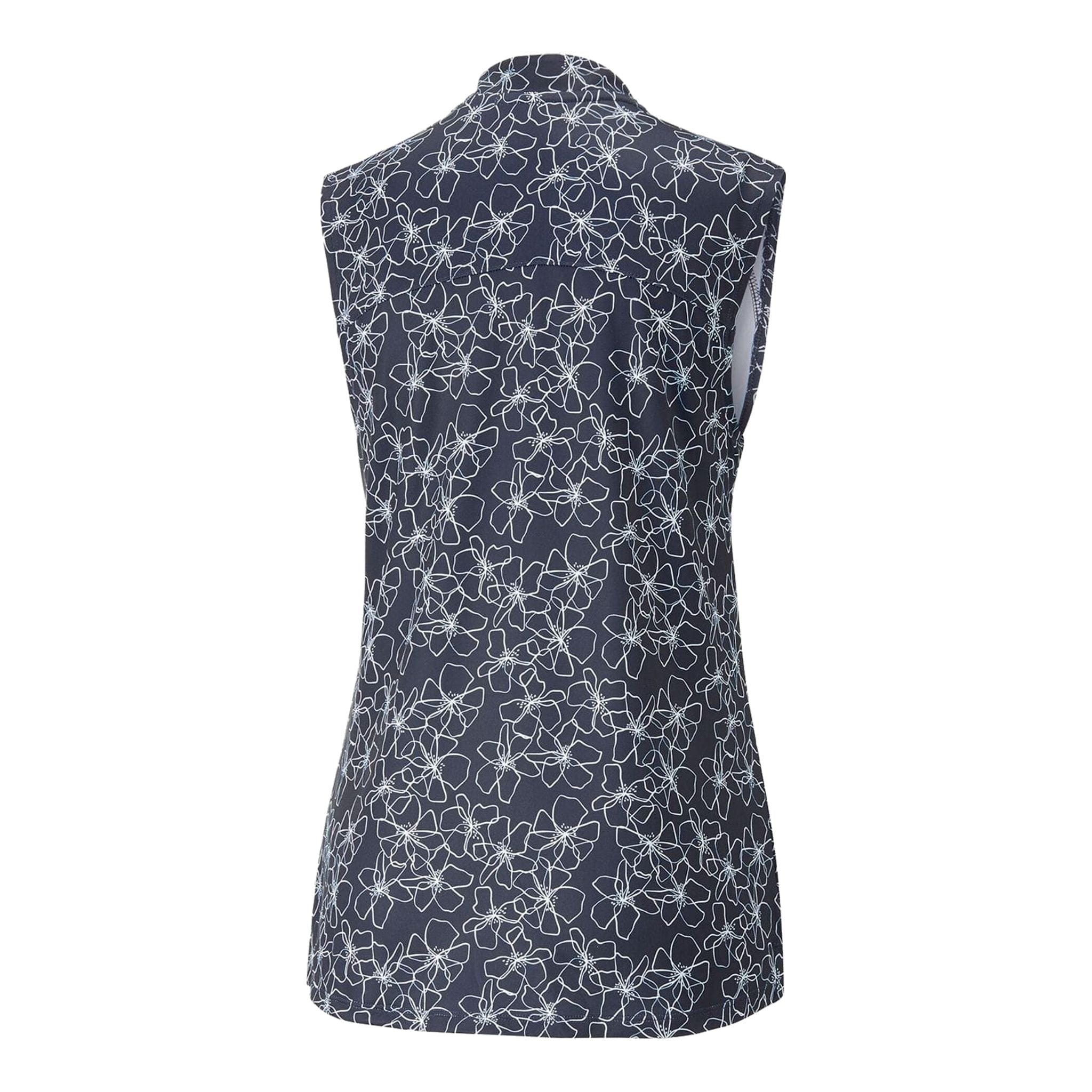 Polo senza maniche Puma Cloudspun Island Flower da donna