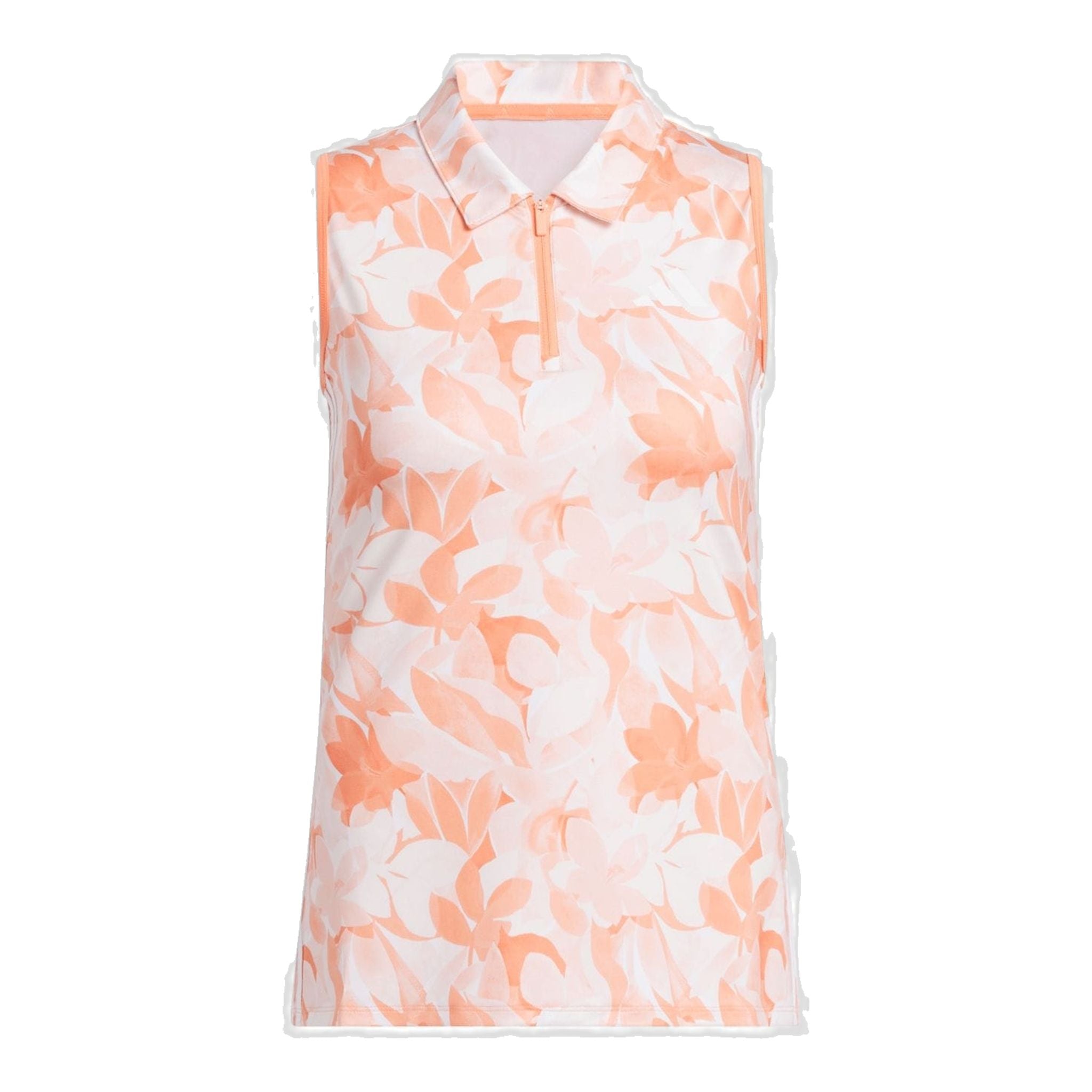 Polo senza maniche floreale Adidas da donna