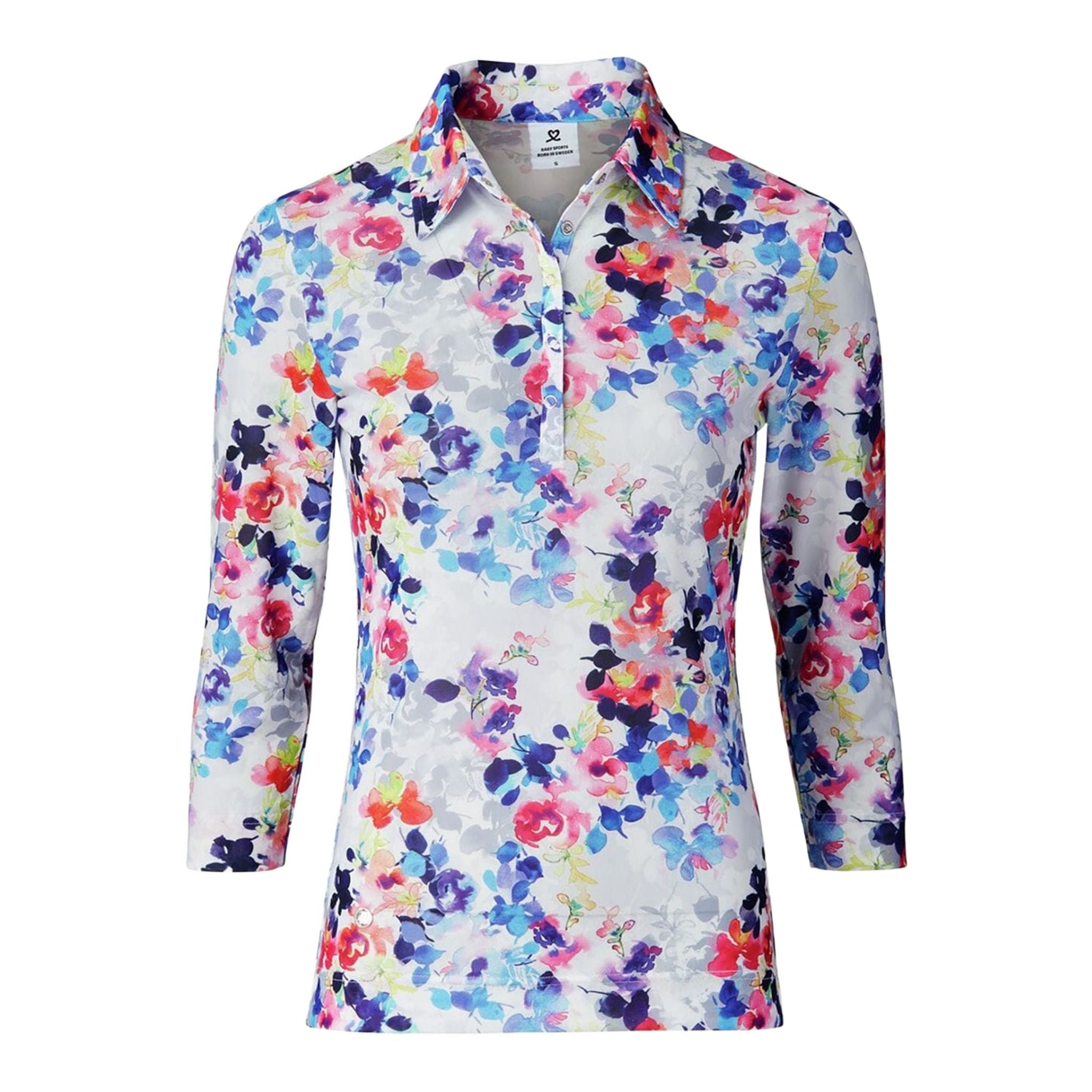 Polo da donna a maniche 3/4 in rete Mira QuickDry Daily Sports