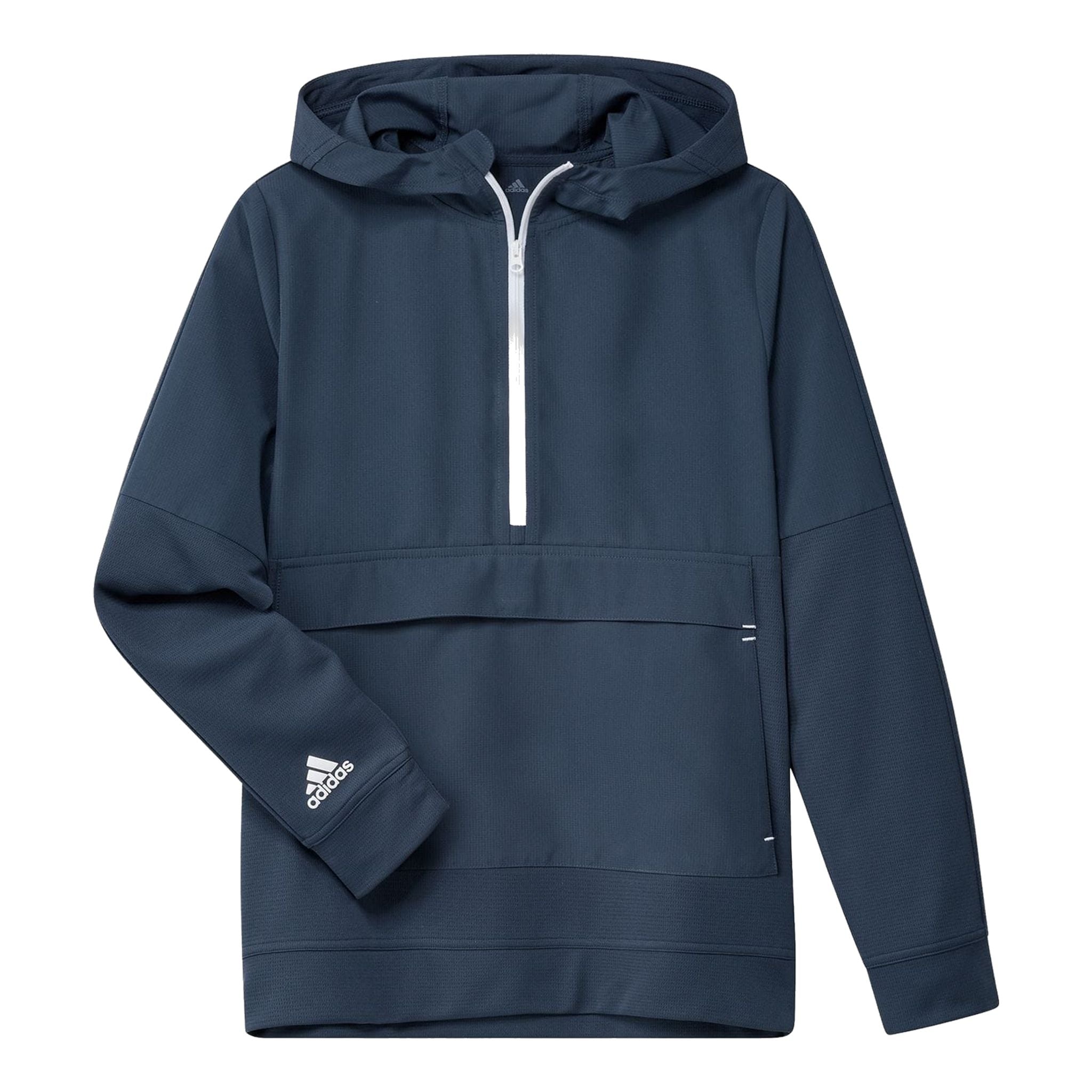 Felpa con cappuccio Adidas Primegreen 1/2-Zip per ragazzi