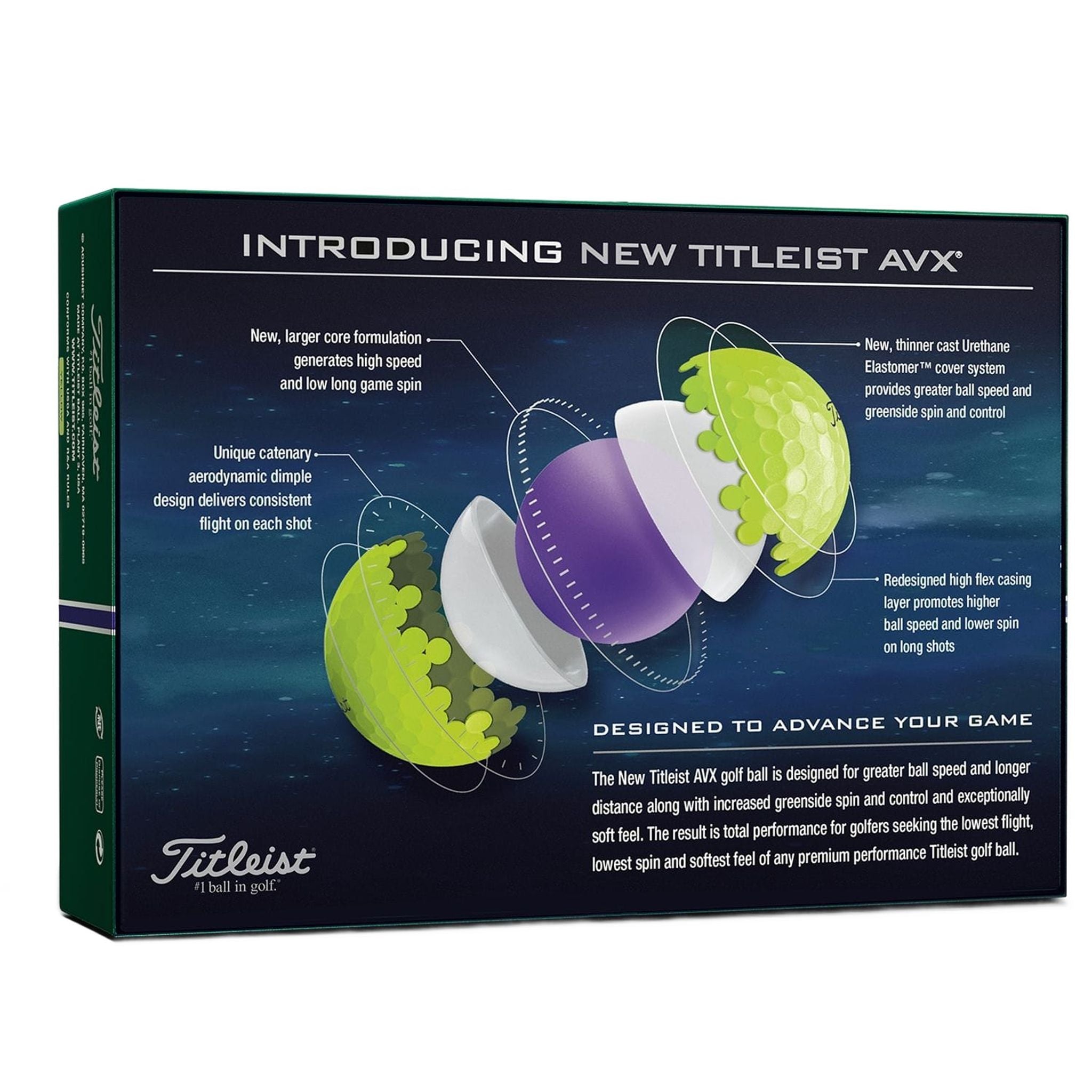 Palline da golf Titleist AVX 2021