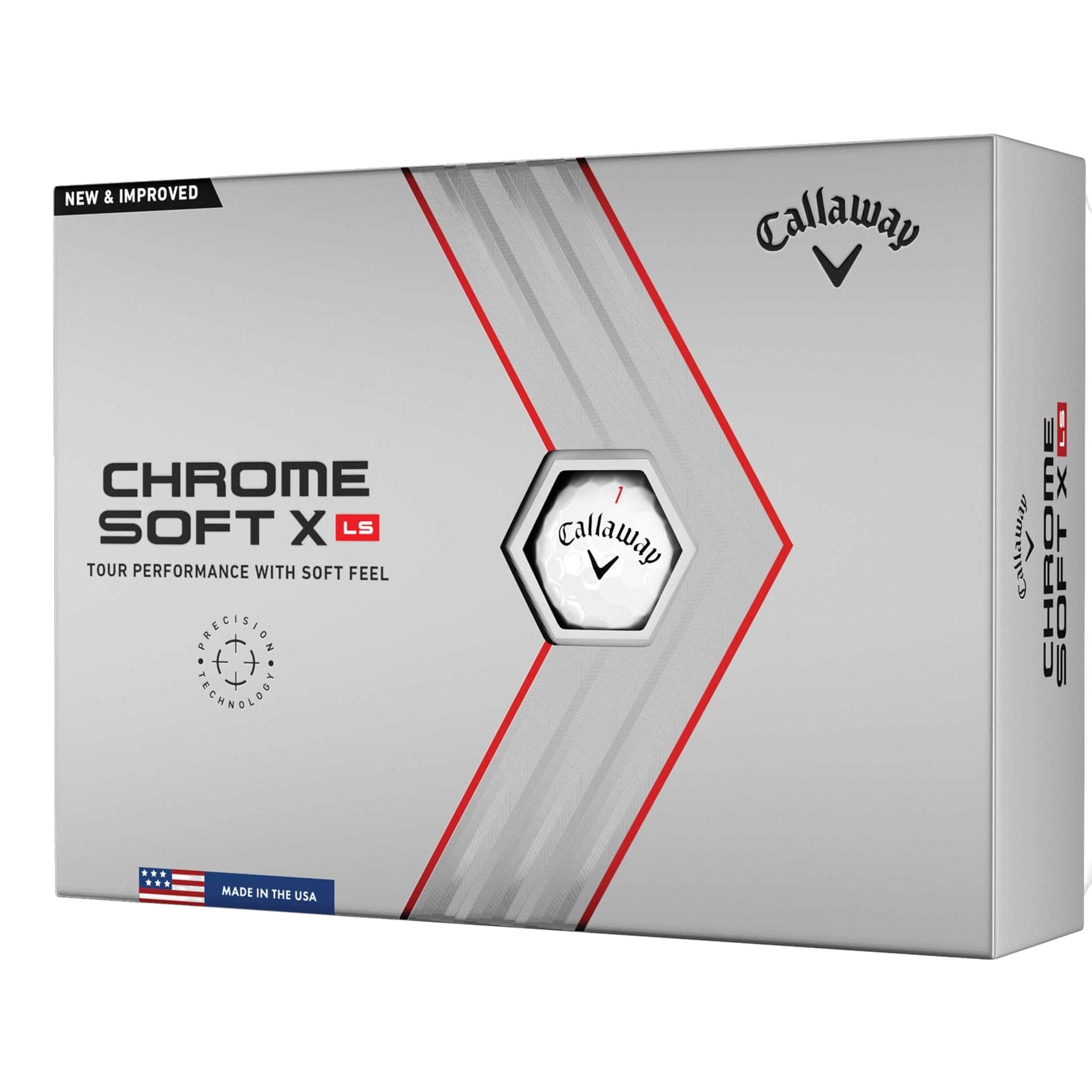 Palline da golf Callaway Chrome Soft X LS