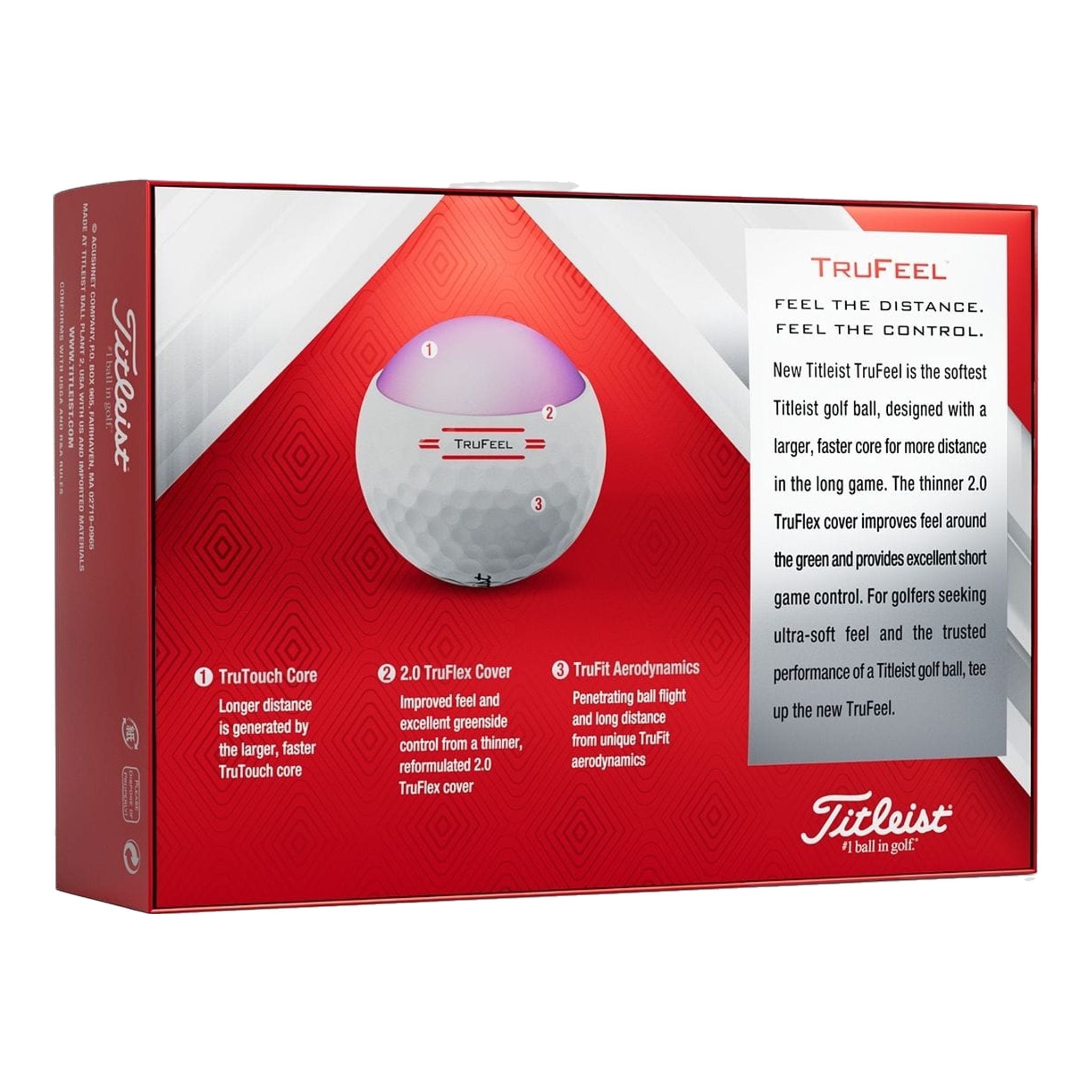 Palline da golf Titleist TruFeel 2022