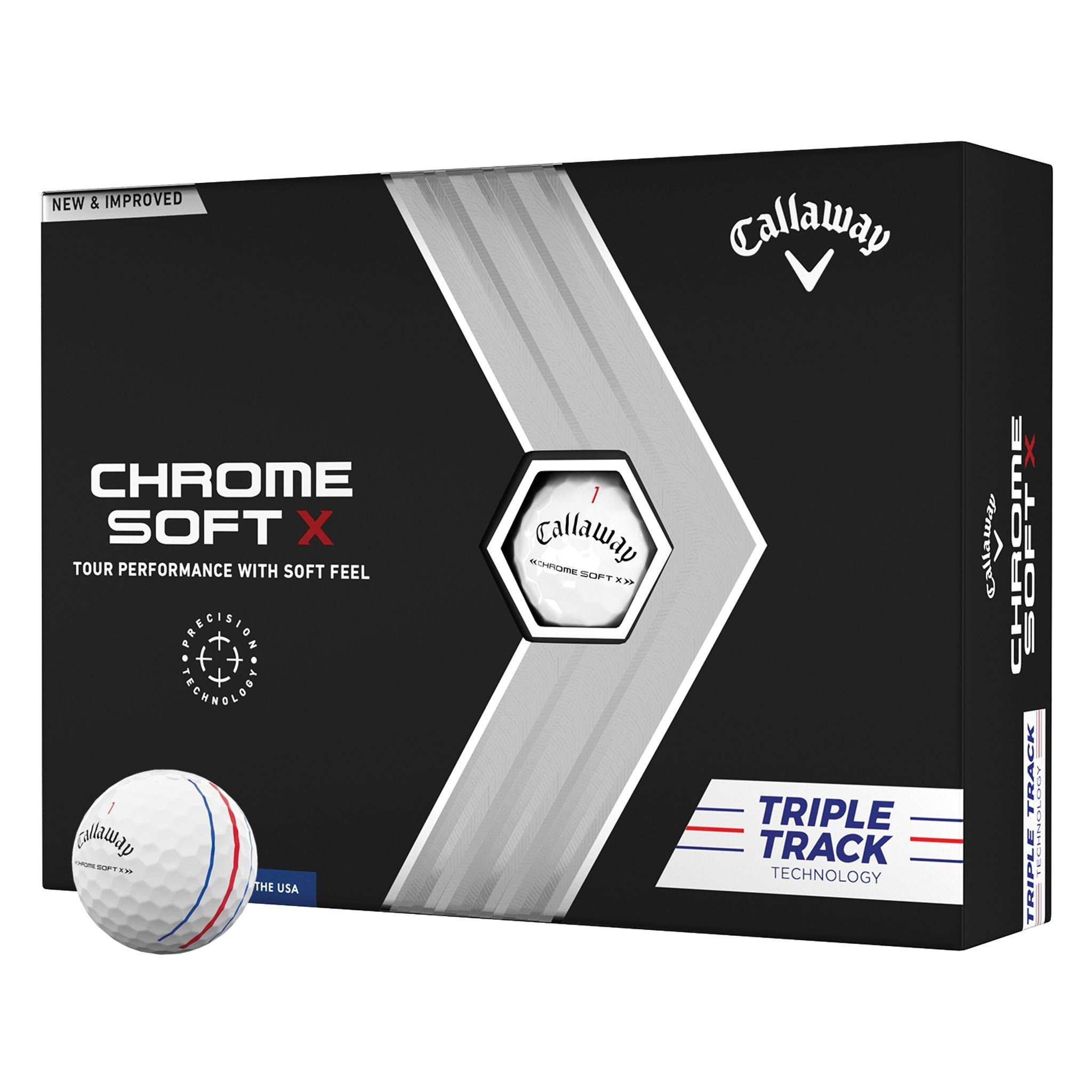 Palline da golf Callaway Chrome Soft X 2022