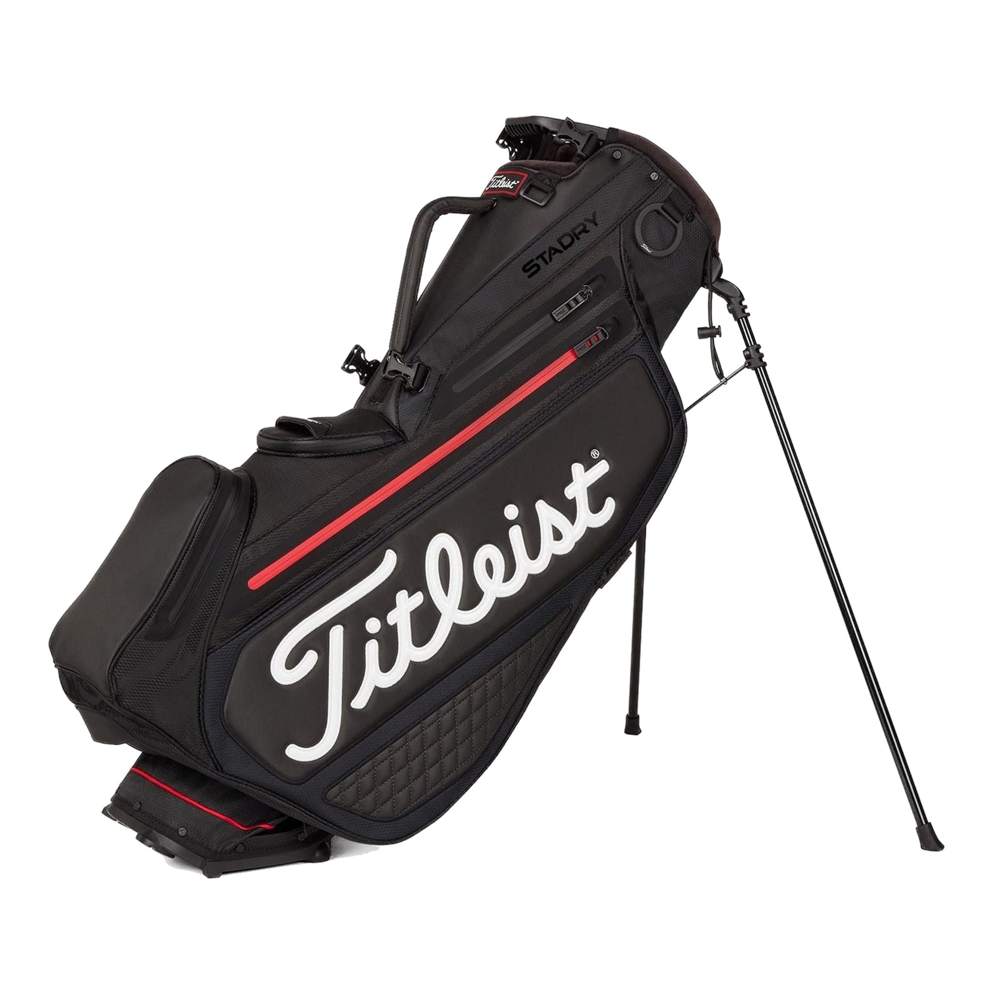 Borsa da viaggio Titleist Premium StaDry Jet Black Tour Stand