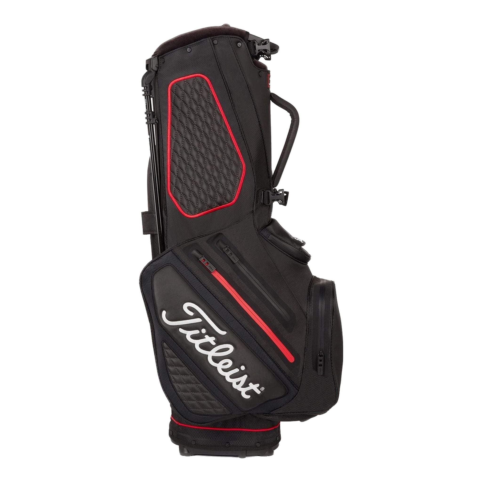 Borsa da viaggio Titleist Premium StaDry Jet Black Tour Stand