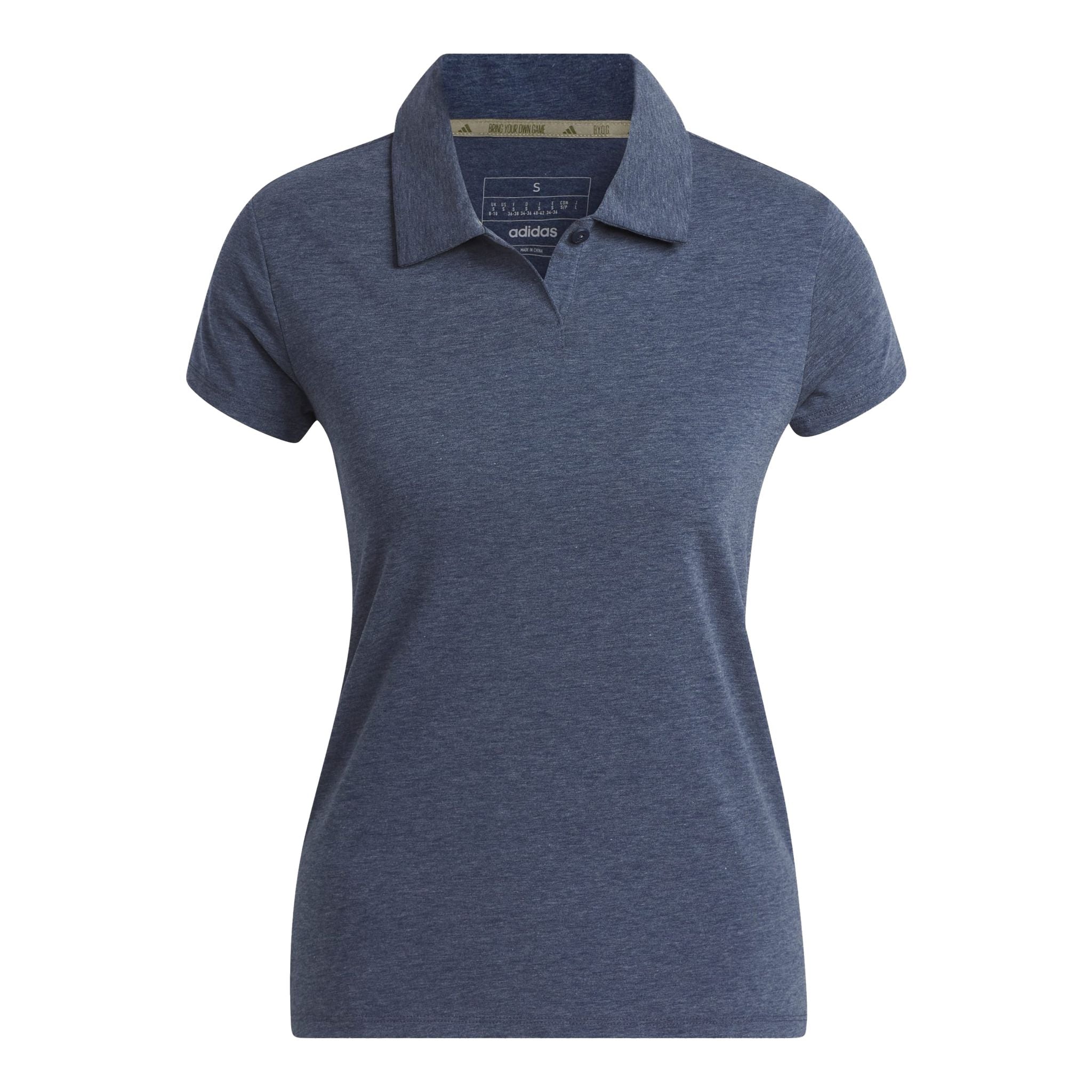 Polo da donna Adidas Go-To Heathered