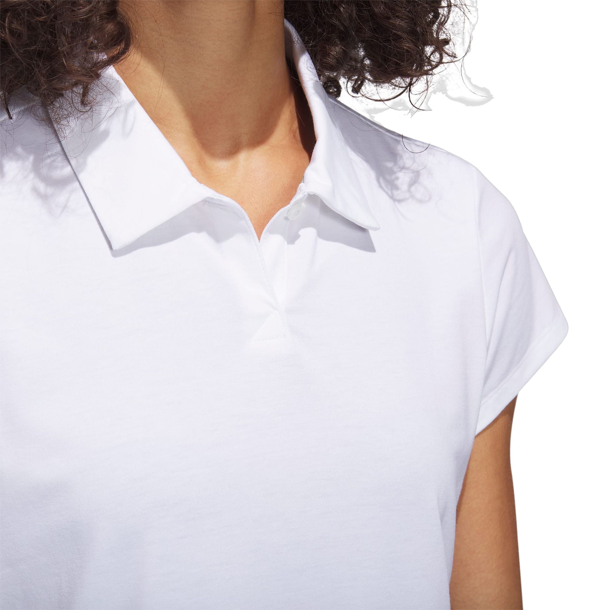 Polo da donna Adidas Go-To Heathered