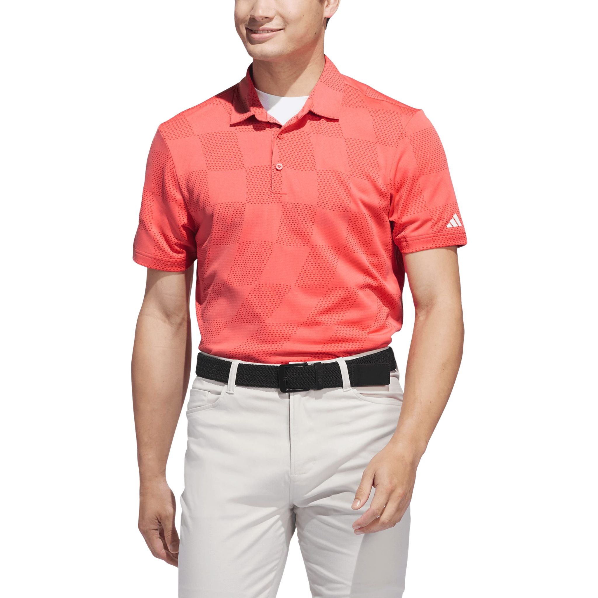 Polo Adidas Ultimate365 testurizzata jacquard da uomo