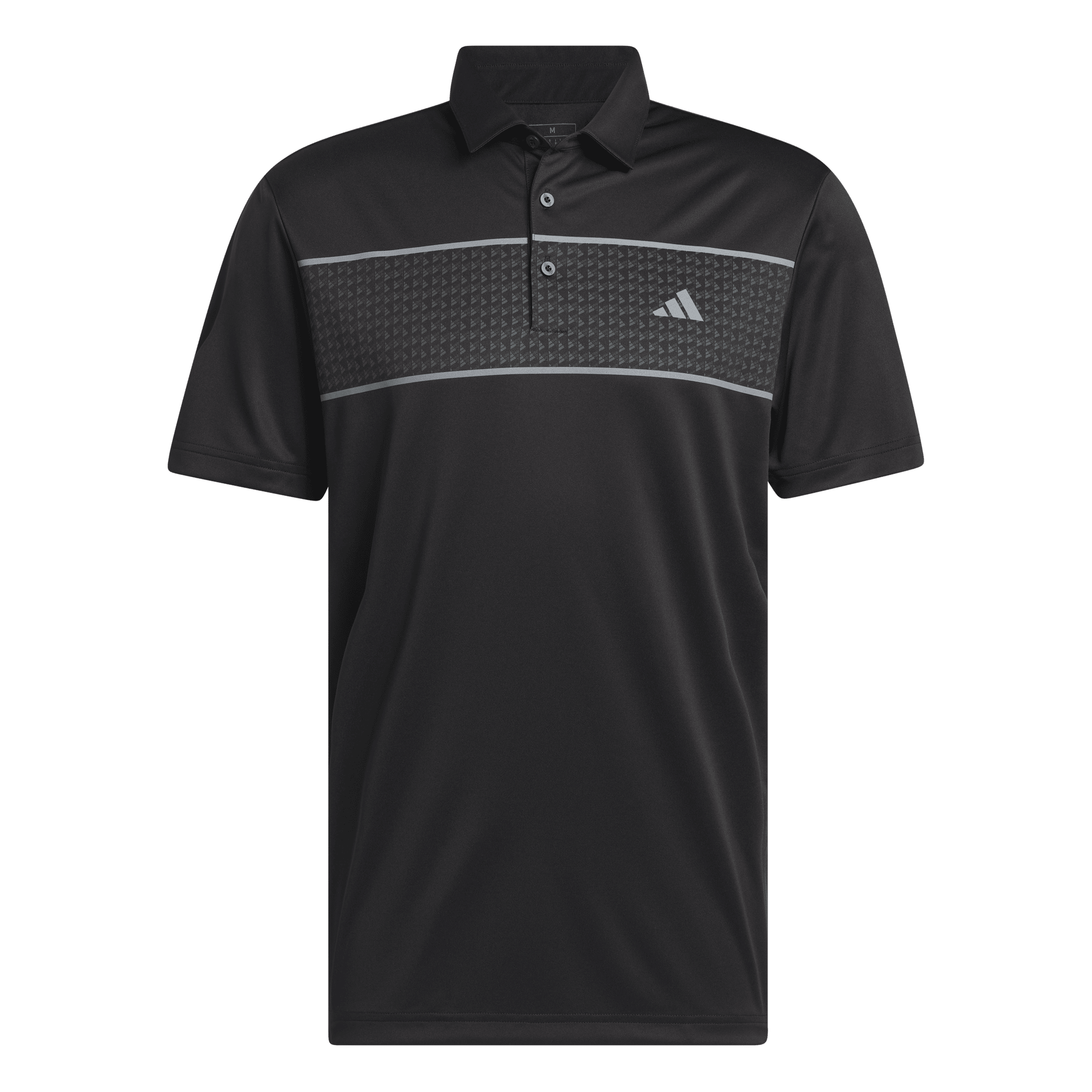 Polo a righe sul petto Adidas Core da uomo