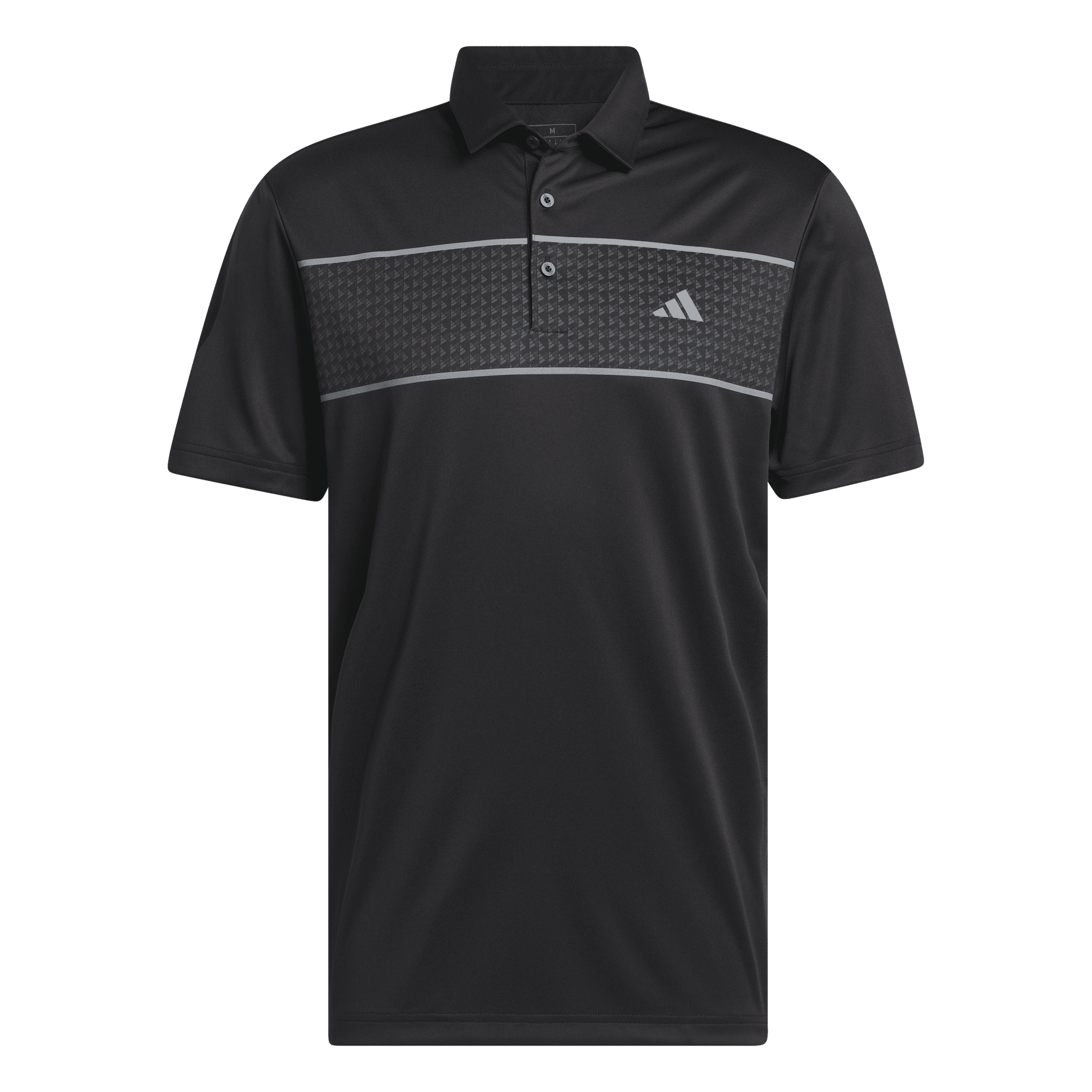 Polo a righe sul petto Adidas Core da uomo