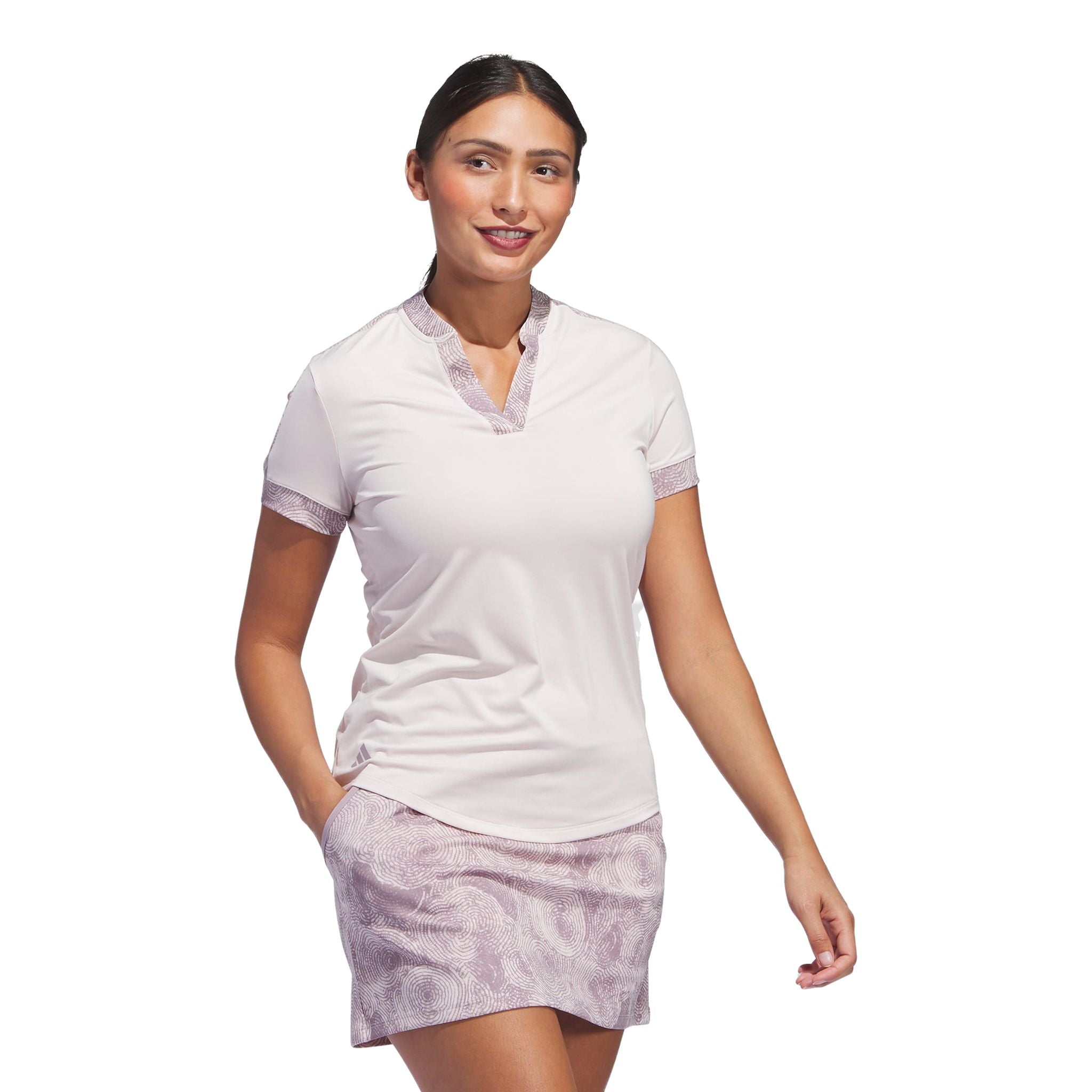 Polo da donna con stampa Adidas Ultimate365