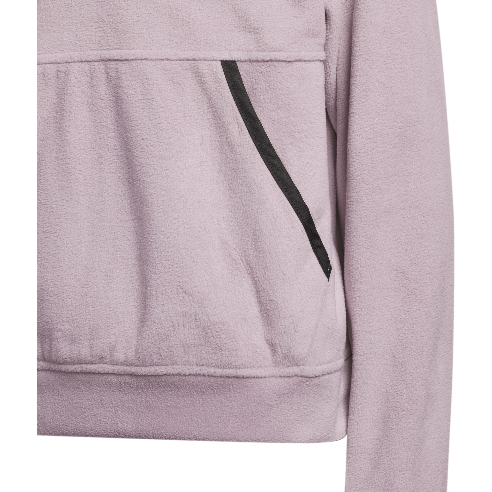 Giacca in pile con zip 1/4 Adidas da donna