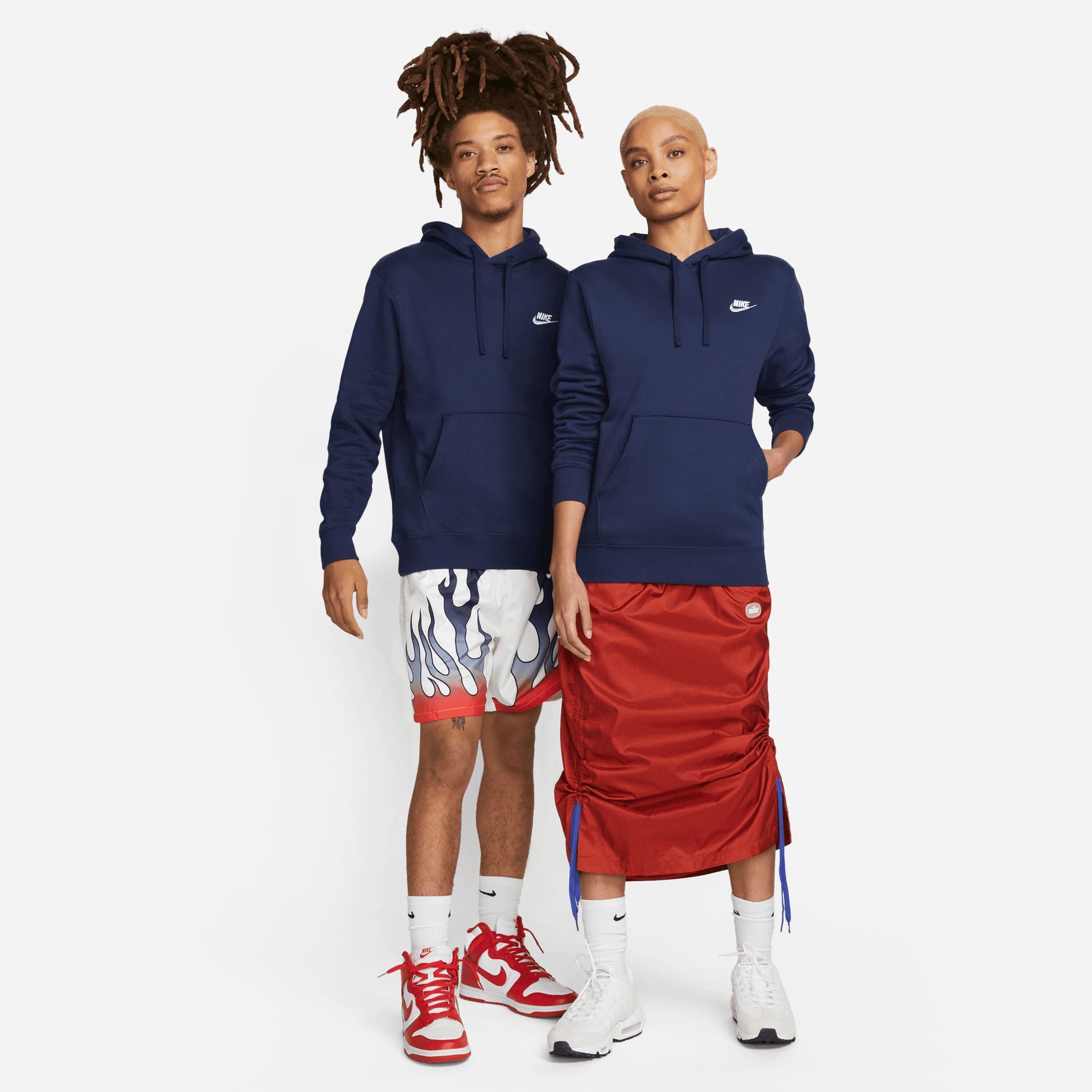 Felpa con cappuccio Nike Club da uomo