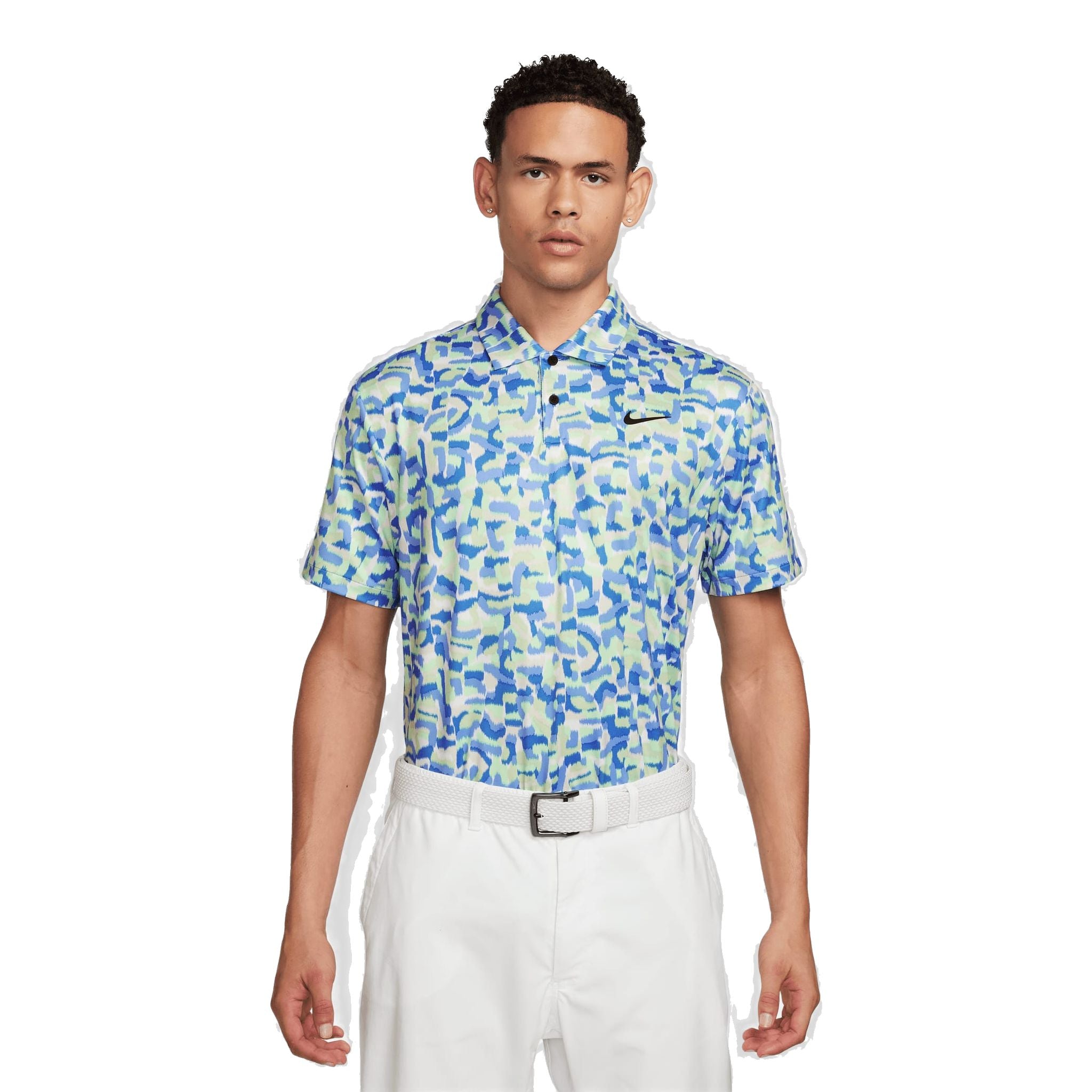 Polo Nike Dri-Fit Tour Confetti Print da uomo