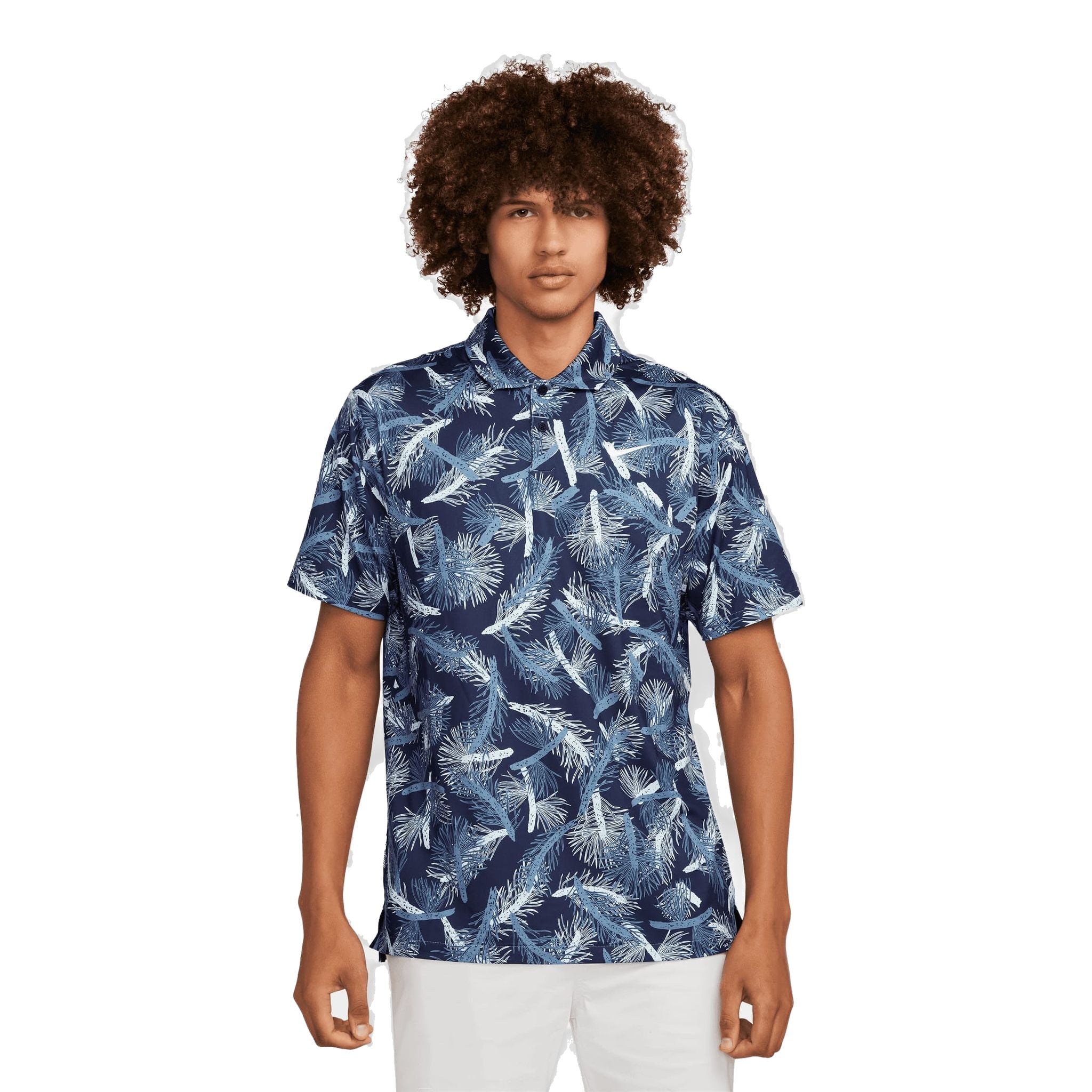 Polo Nike Dri-Fit Tour Pin Print da uomo