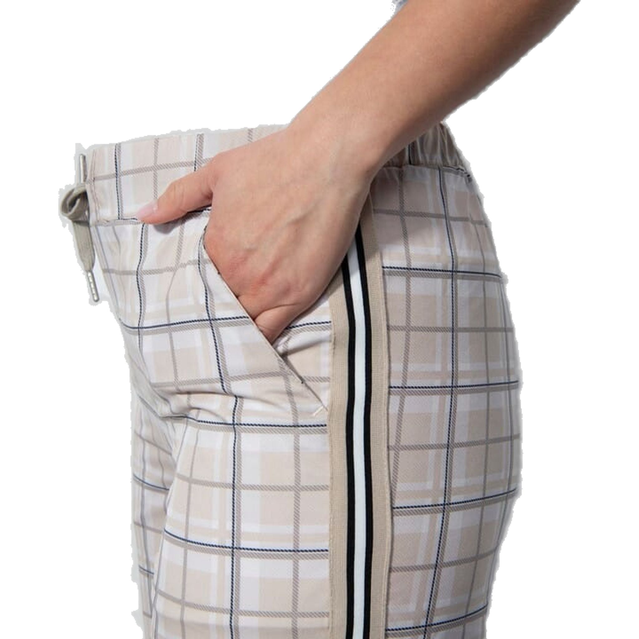 Pantaloni da golf a quadri da donna Daily Sports Pantin