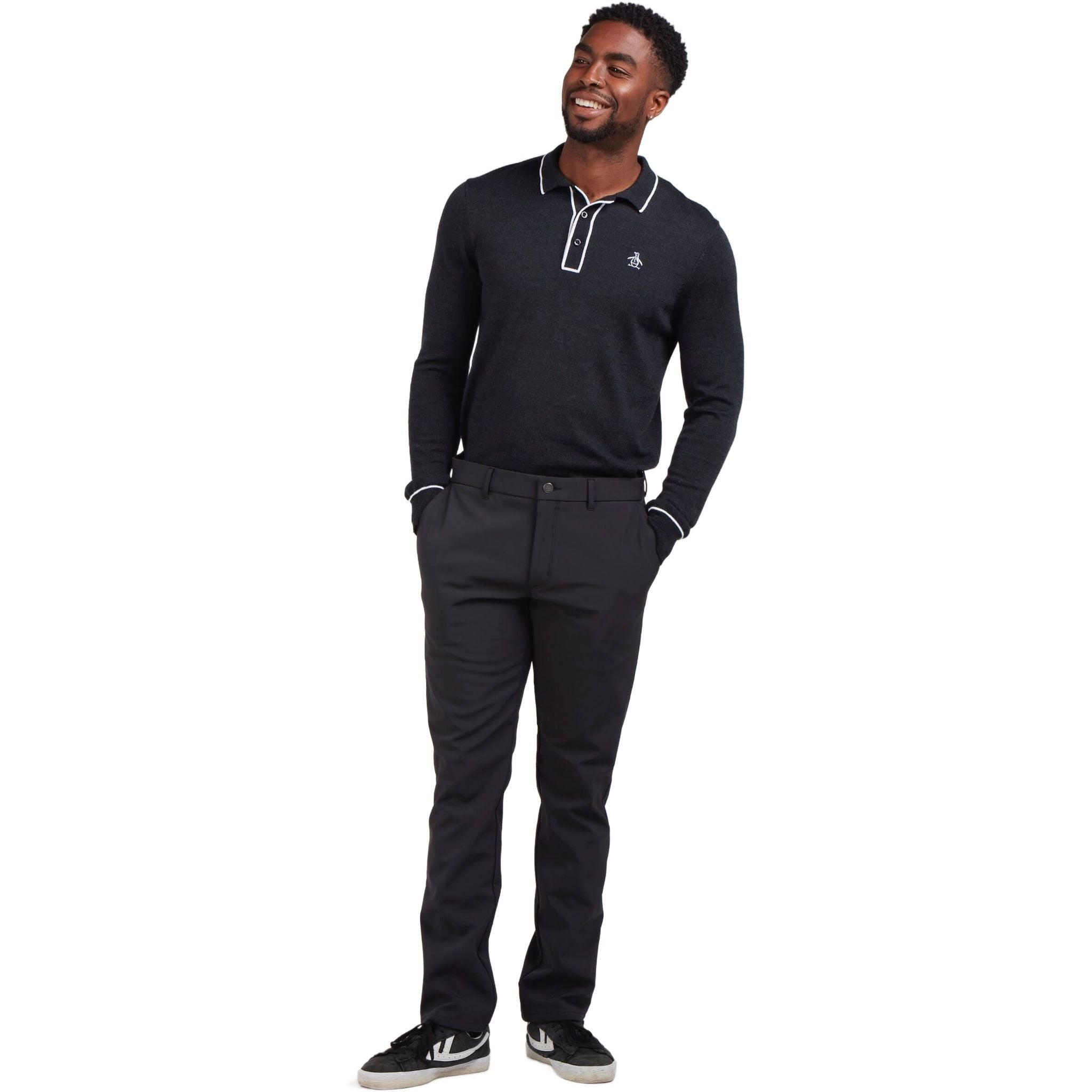 Pantaloni termici Original Penguin Flat Front da uomo