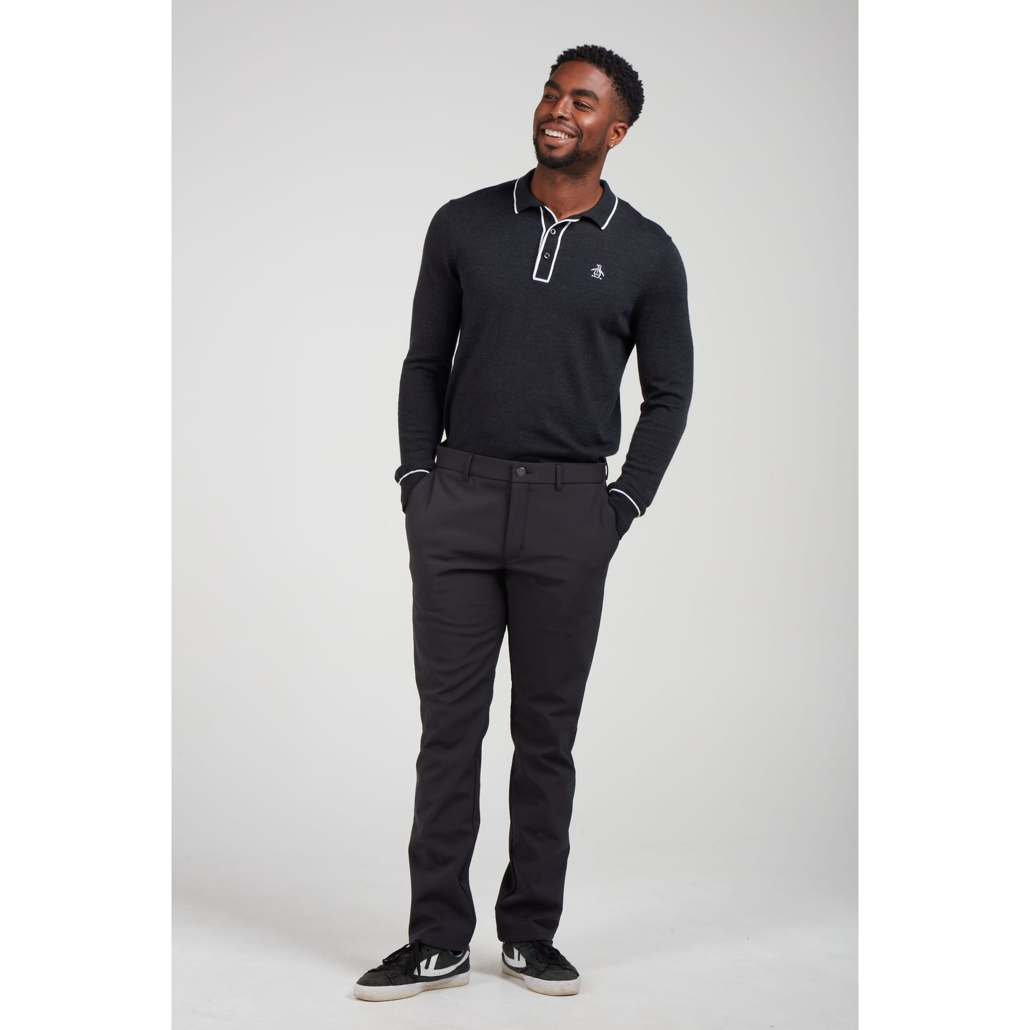 Pantaloni termici Original Penguin Flat Front da uomo
