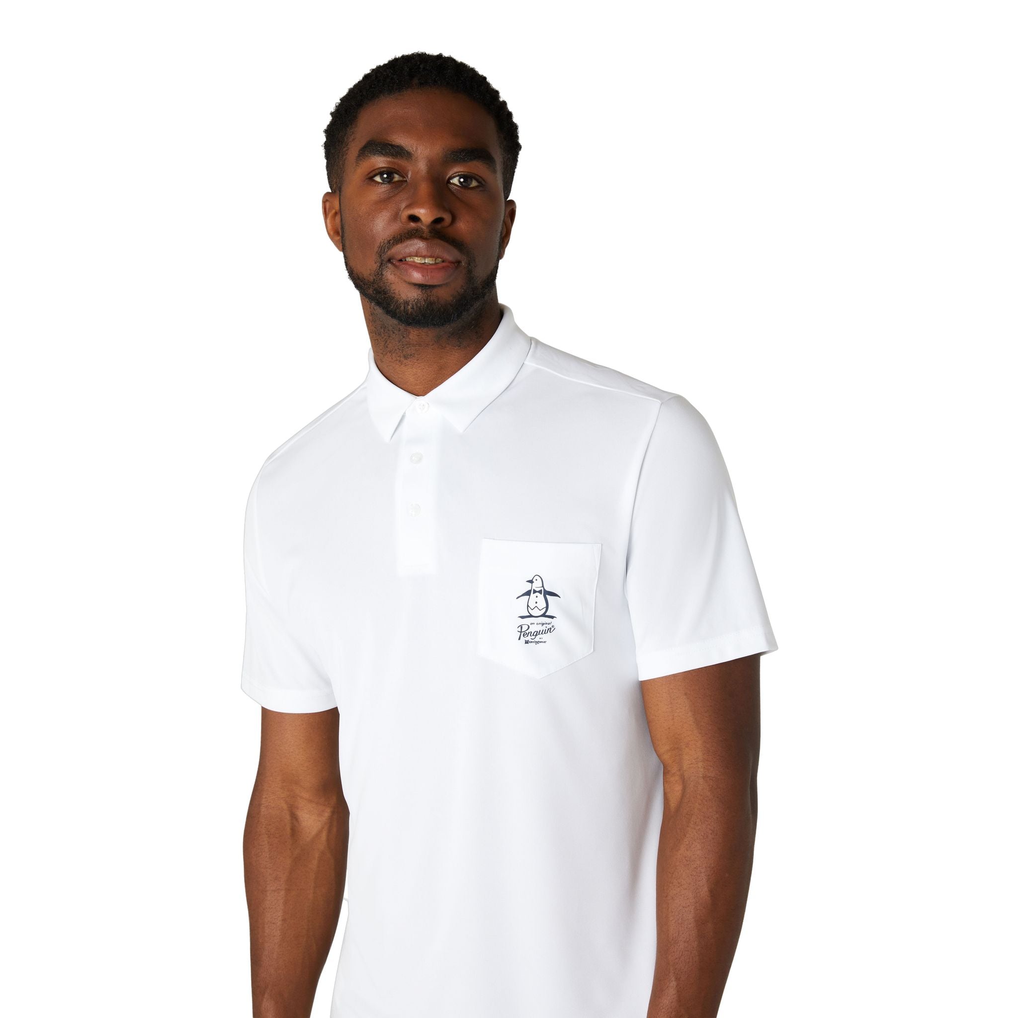 Polo Oxford grafica originale Penguin Quiet Please da uomo