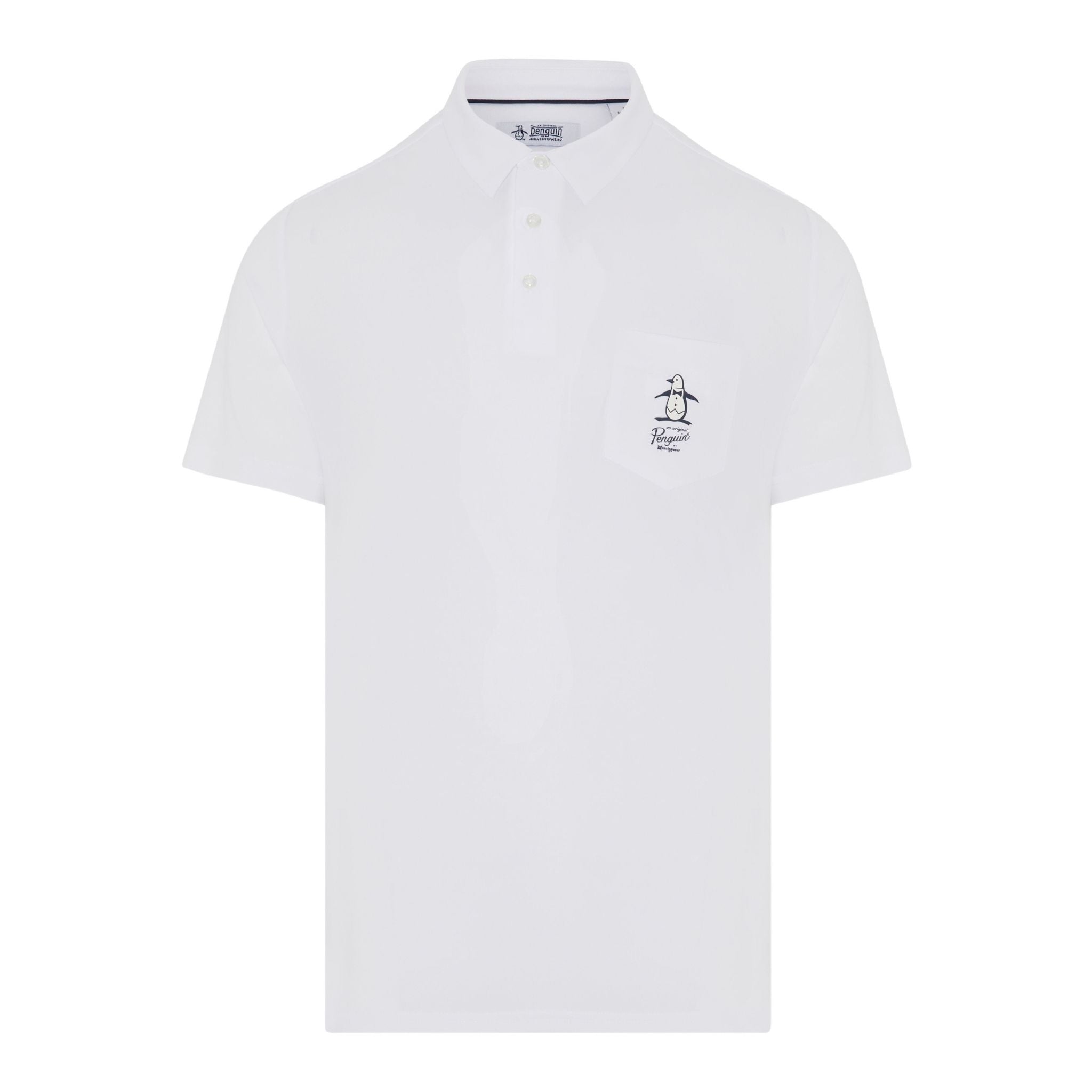 Polo Oxford grafica originale Penguin Quiet Please da uomo