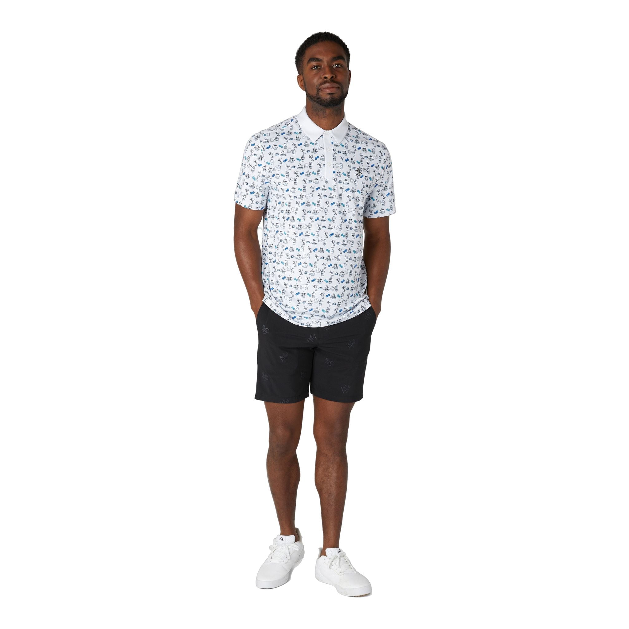 Polo da uomo con stampa integrale Original Penguin Player