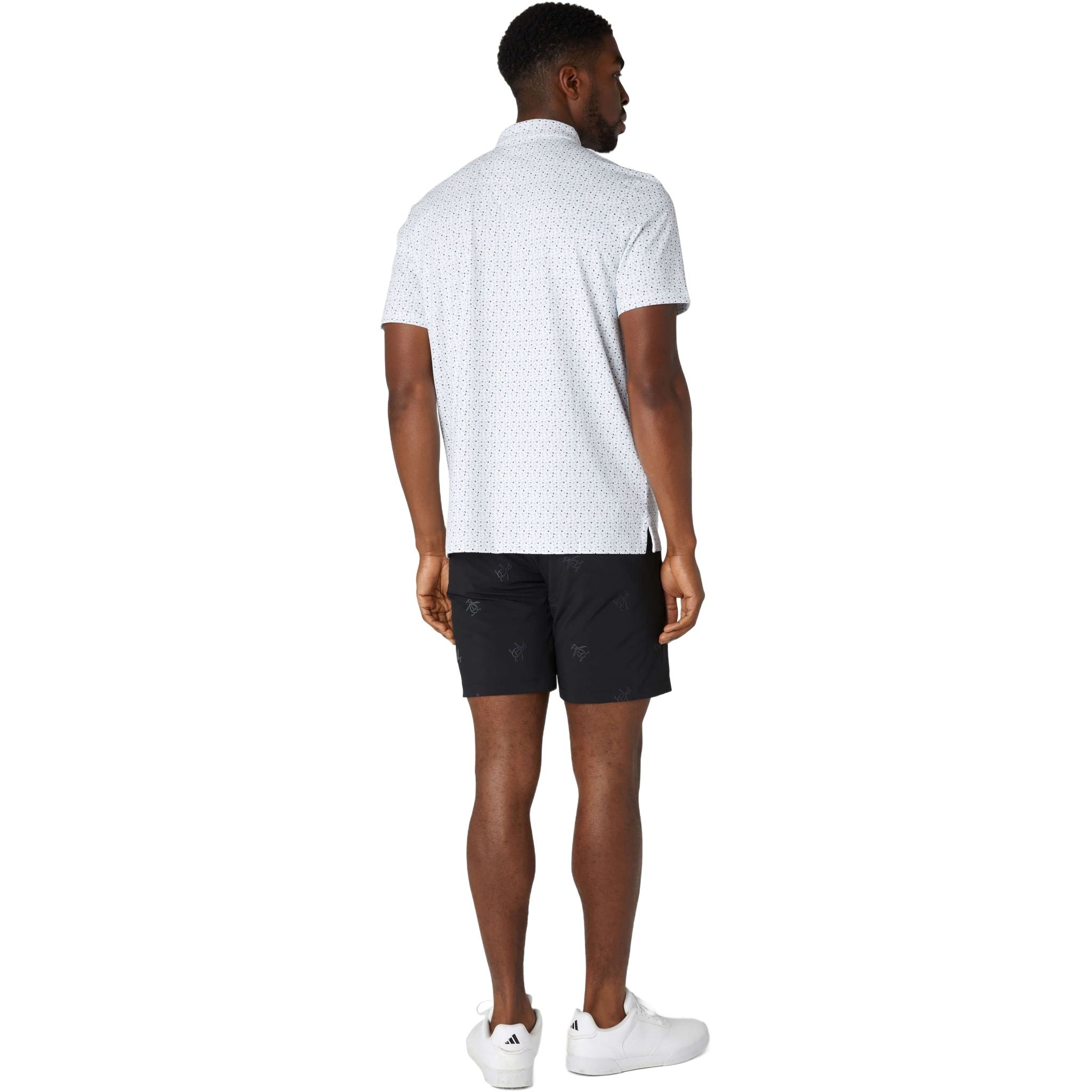 Polo da uomo originale Penguin All-Over con palline da golf