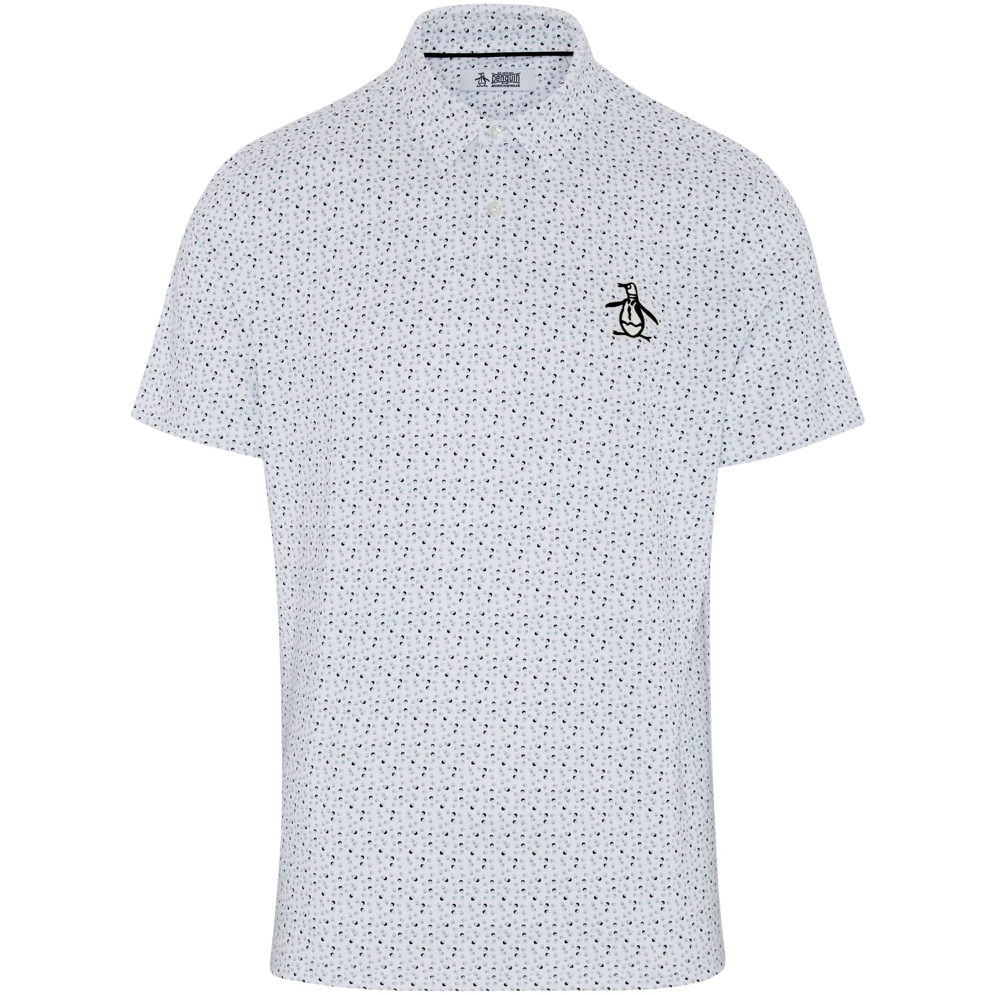 Polo da uomo originale Penguin All-Over con palline da golf